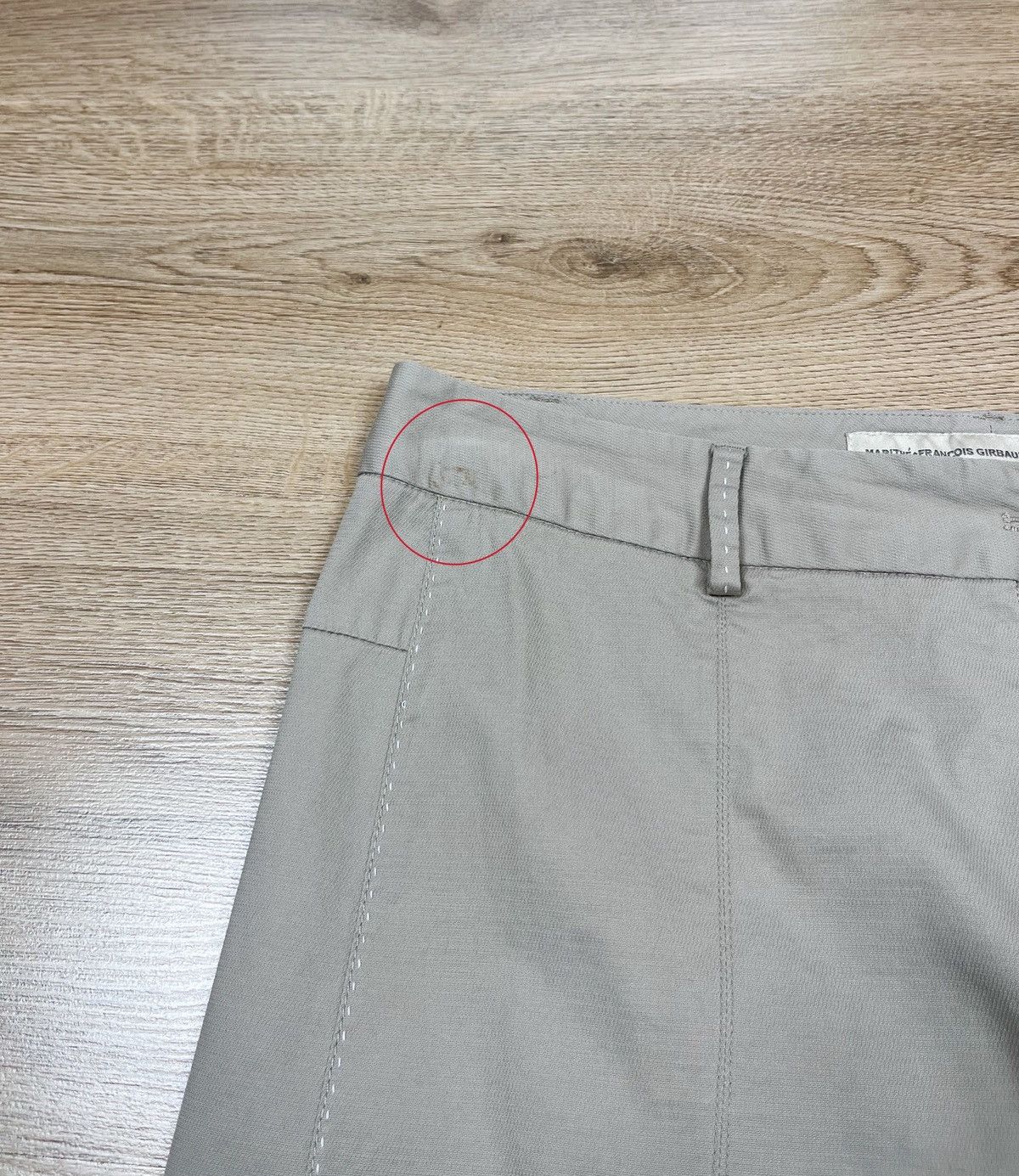 Marithe + Francois Girbaud Vintage Marithe Francois Girbaud Beige Pants Italy Y2K Size 34" / US 12 / IT 48 - 3 Thumbnail