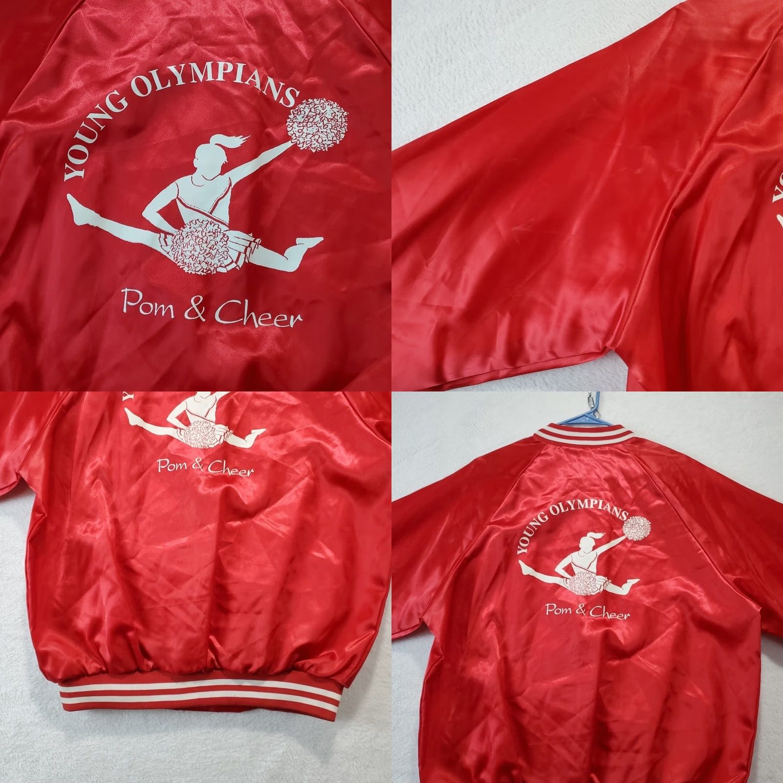 Vintage VINTAGE Cardinal Bomber Jacket Mens XL Red Satin Nylon Cheerleader Theme Enthusiast Breathable Sponsored by Cardinal Size US XL / EU 56 / 4 - 9 Thumbnail