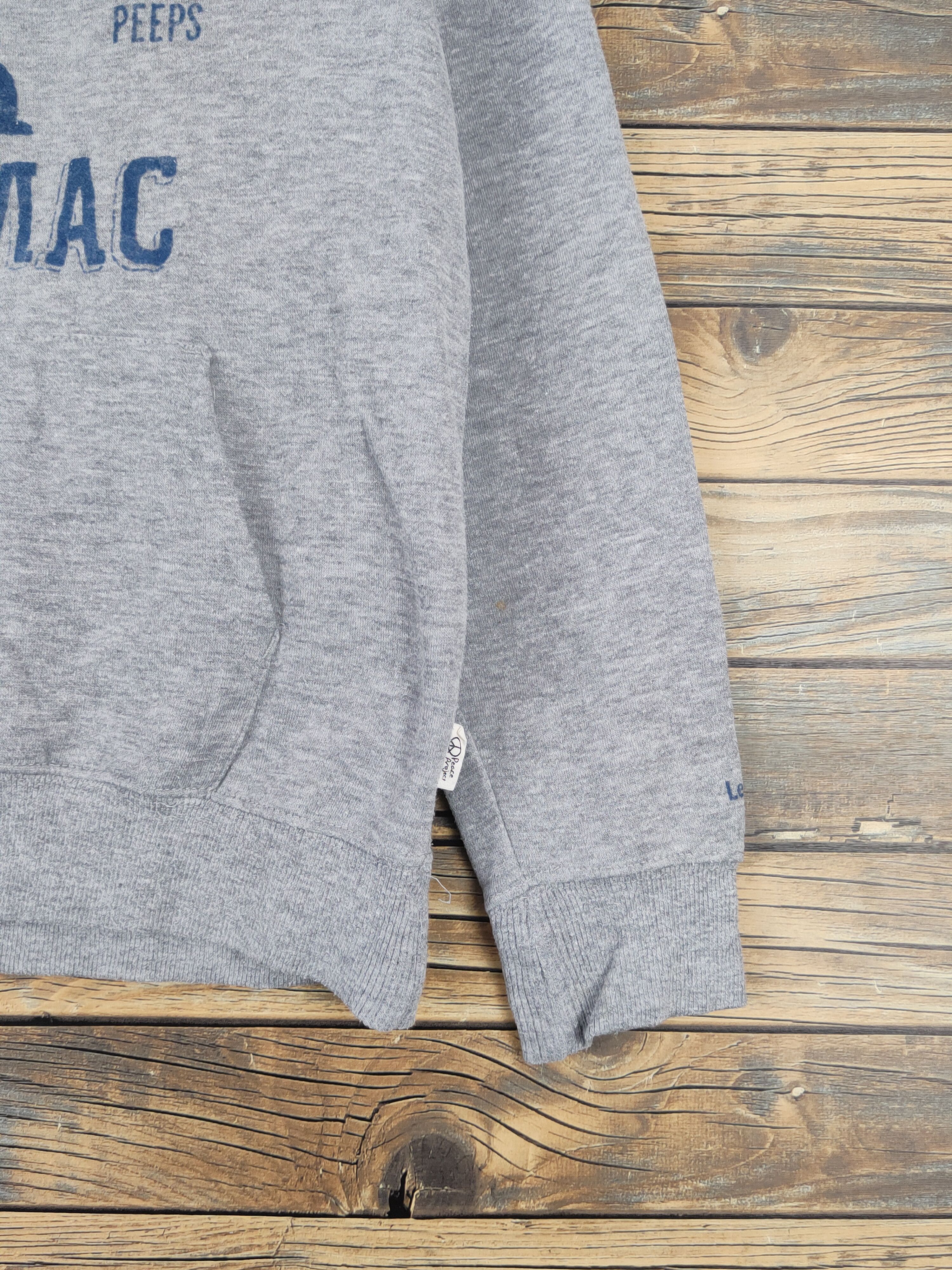 Japanese Brand × Vintage ZooMac Gray Hoodie Sweatshirts #W1138 Size US S / EU 44-46 / 1 - 8 Thumbnail
