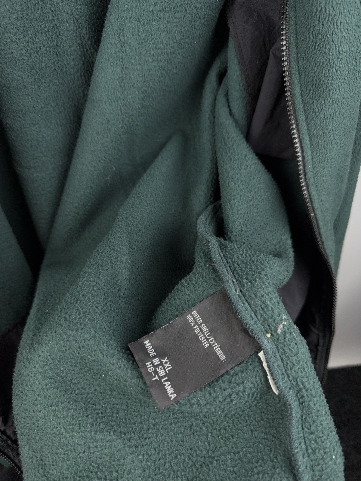 Helly Hansen × Vintage Vintage 90s Helly Hansen Green Fleece Jacket Zip Front XXL Size US XXL / EU 58 / 5 - 9 Thumbnail