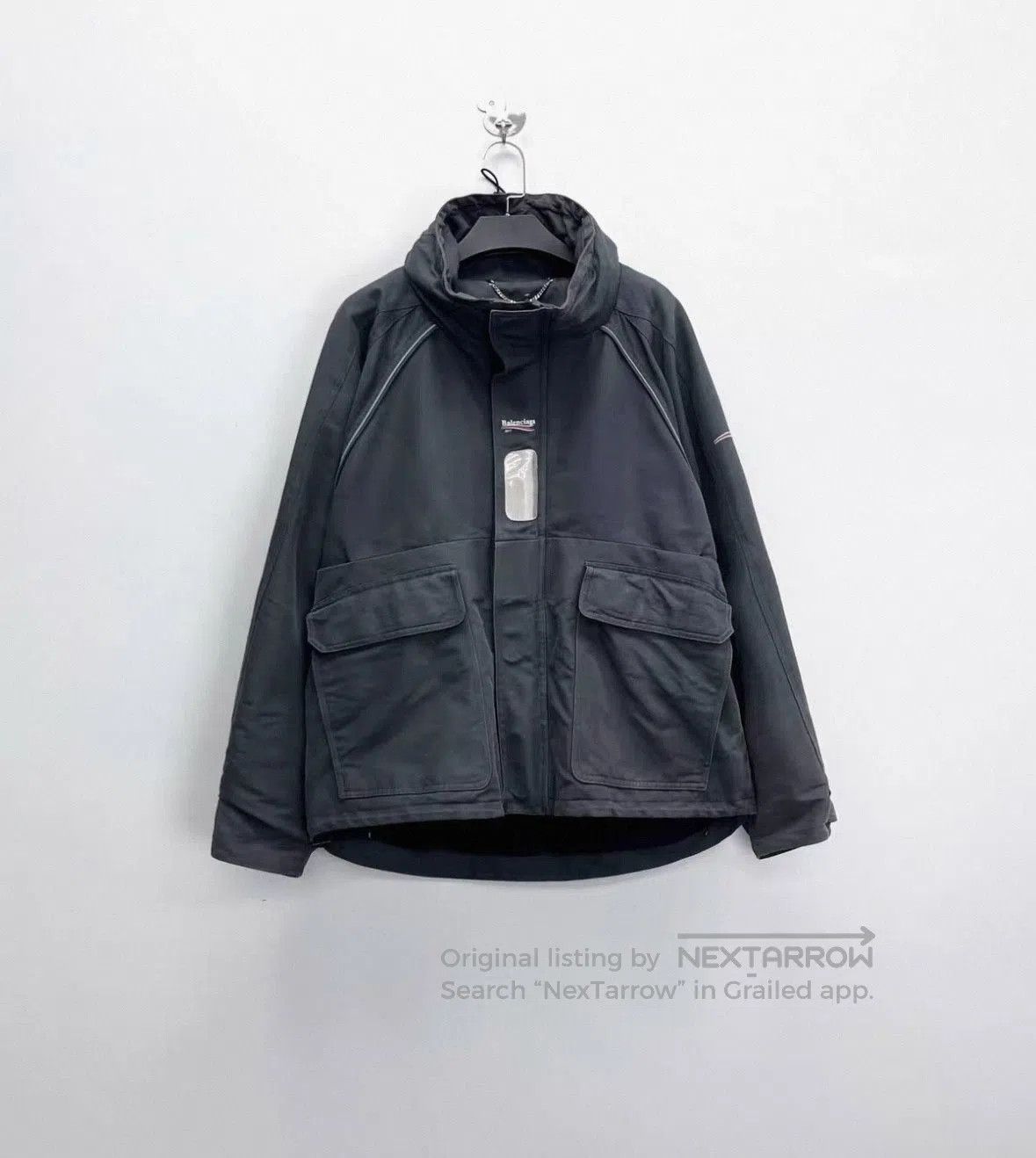 Balenciaga Balenciaga FW21 Solid Zip Parka Coat . Size US S / EU 44-46 / 1 - 1 Thumbnail