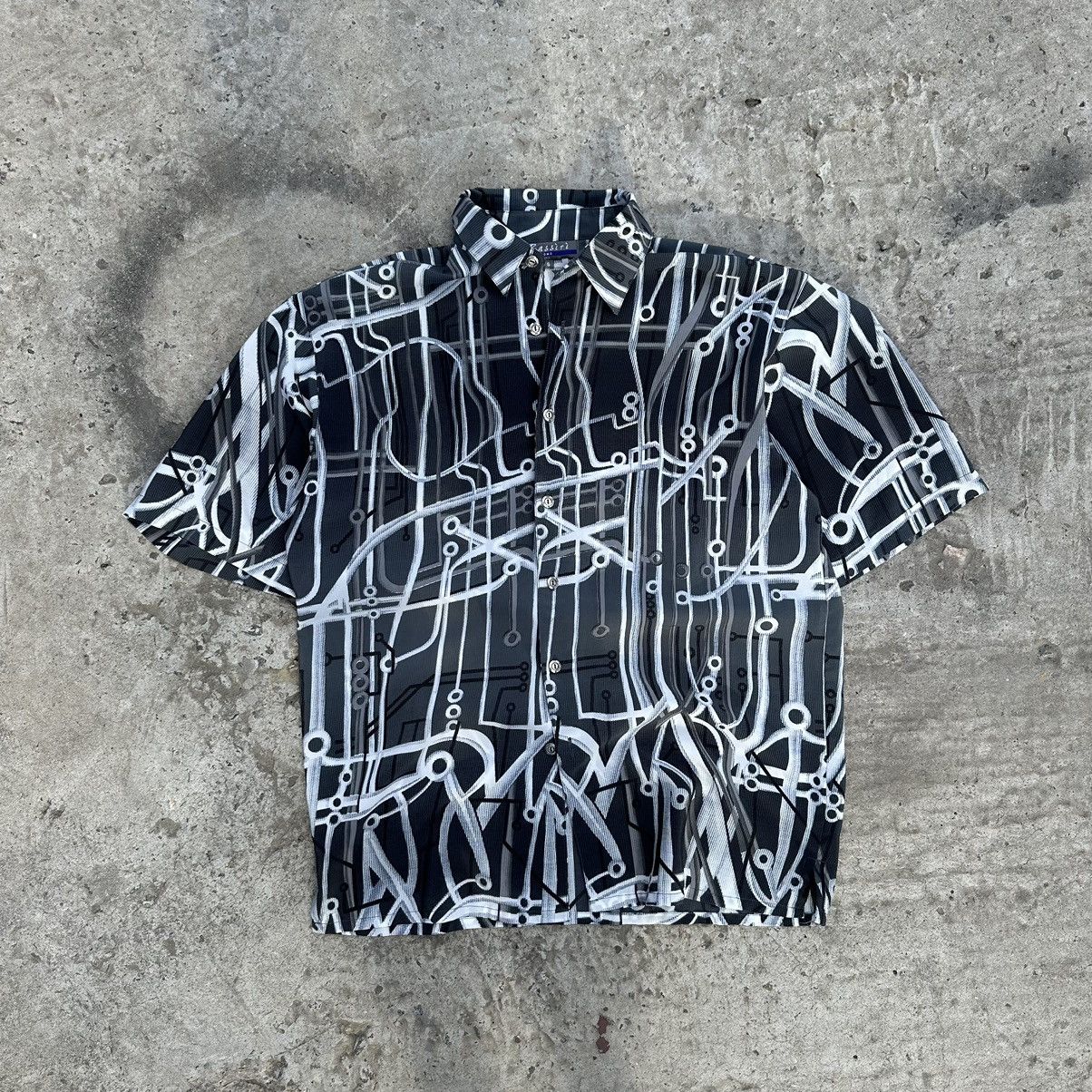 Japanese Brand Vintage Japanese Style Shirt Button Up Style USA Grunge Y2K Size US M / EU 48-50 / 2 - 2 Thumbnail