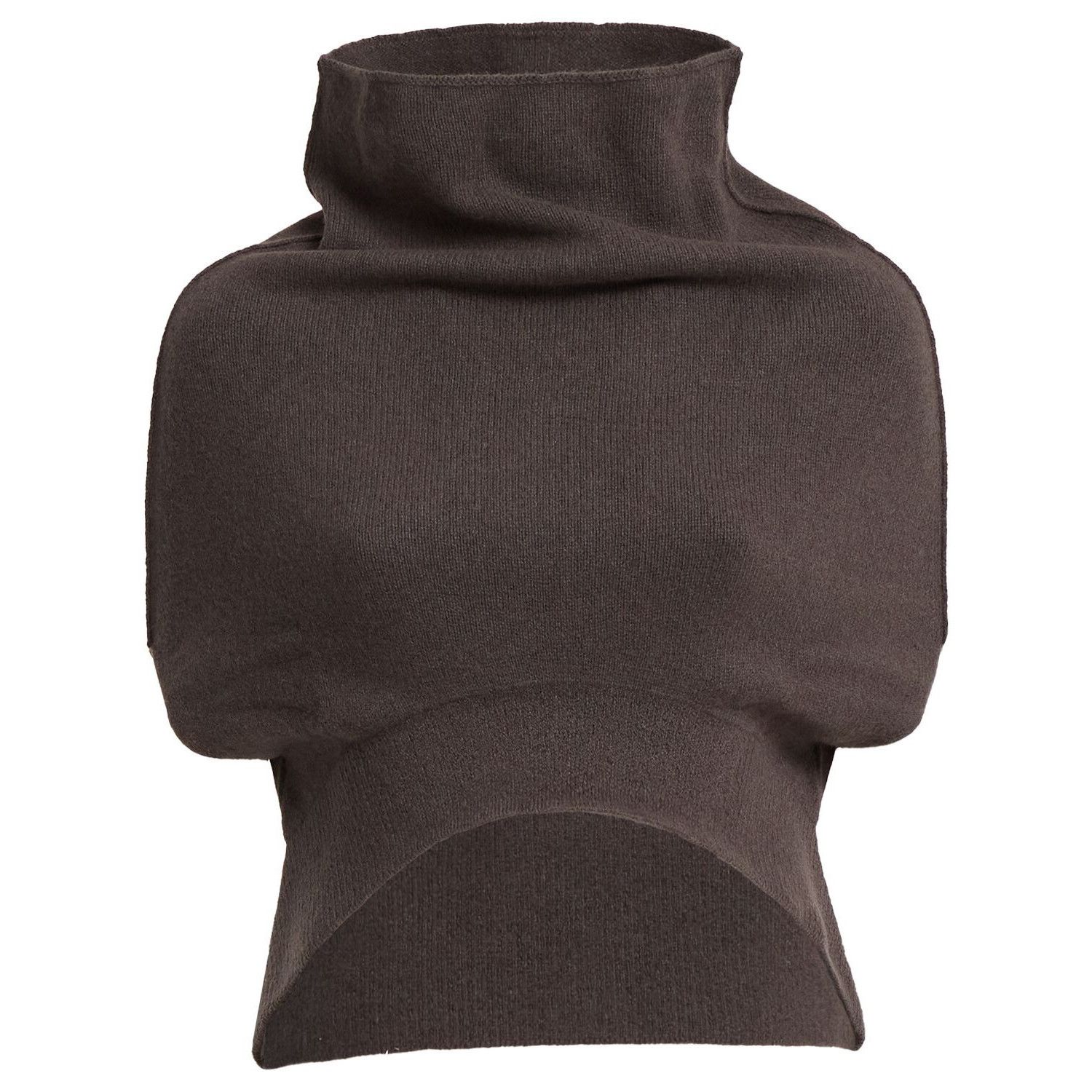 RICK OWENS Concordians Boiled Taupe Cashmere Top New (Women'