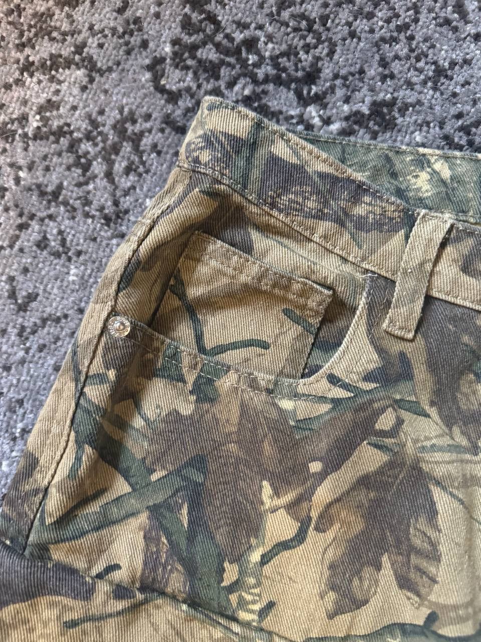 Other Military Y2k Multipocket Real Three Camo Plt Pants Size 26" / US 2 / IT 38 - 7 Thumbnail