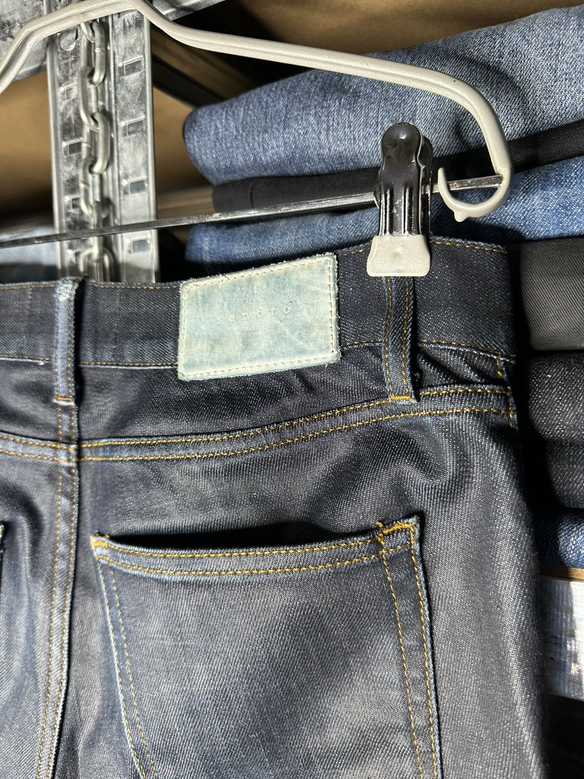 Sandro Sandro Paris Skinny Jeans Men's Size 31 Raw Indigo Denim Size US 31 - 5 Thumbnail