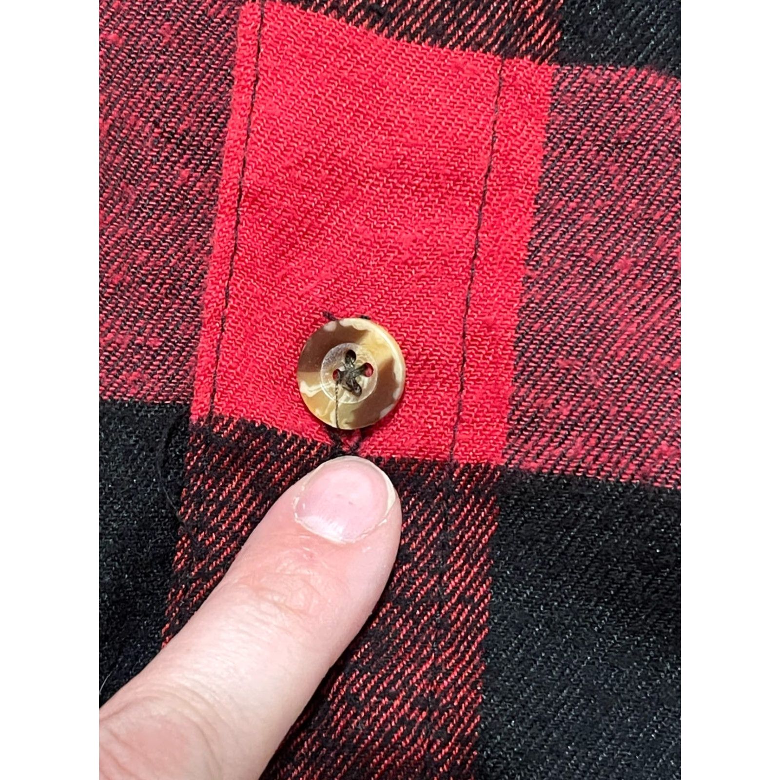 Vintage Canyon Shirt Men's 2X Tall Red Plaid Button Up Long Sleeve Shirt Casual Fall Spring Summer Mens Size US XXL / EU 58 / 5 - 5 Thumbnail