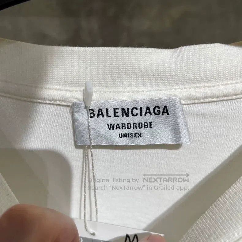 Balenciaga Balenciaga Black and Blue Coke Embroidered Short Sleeve Size US M / EU 48-50 / 2 - 4 Thumbnail