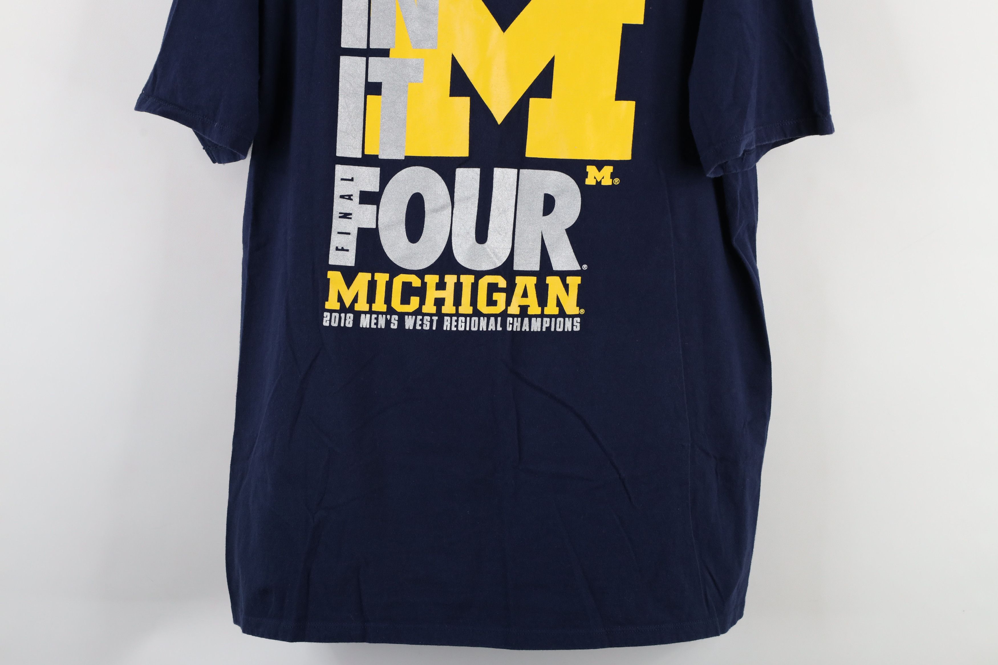Nike Nike Air Jordan University of Michigan Basketball T-Shirt Size US L / EU 52-54 / 3 - 3 Thumbnail