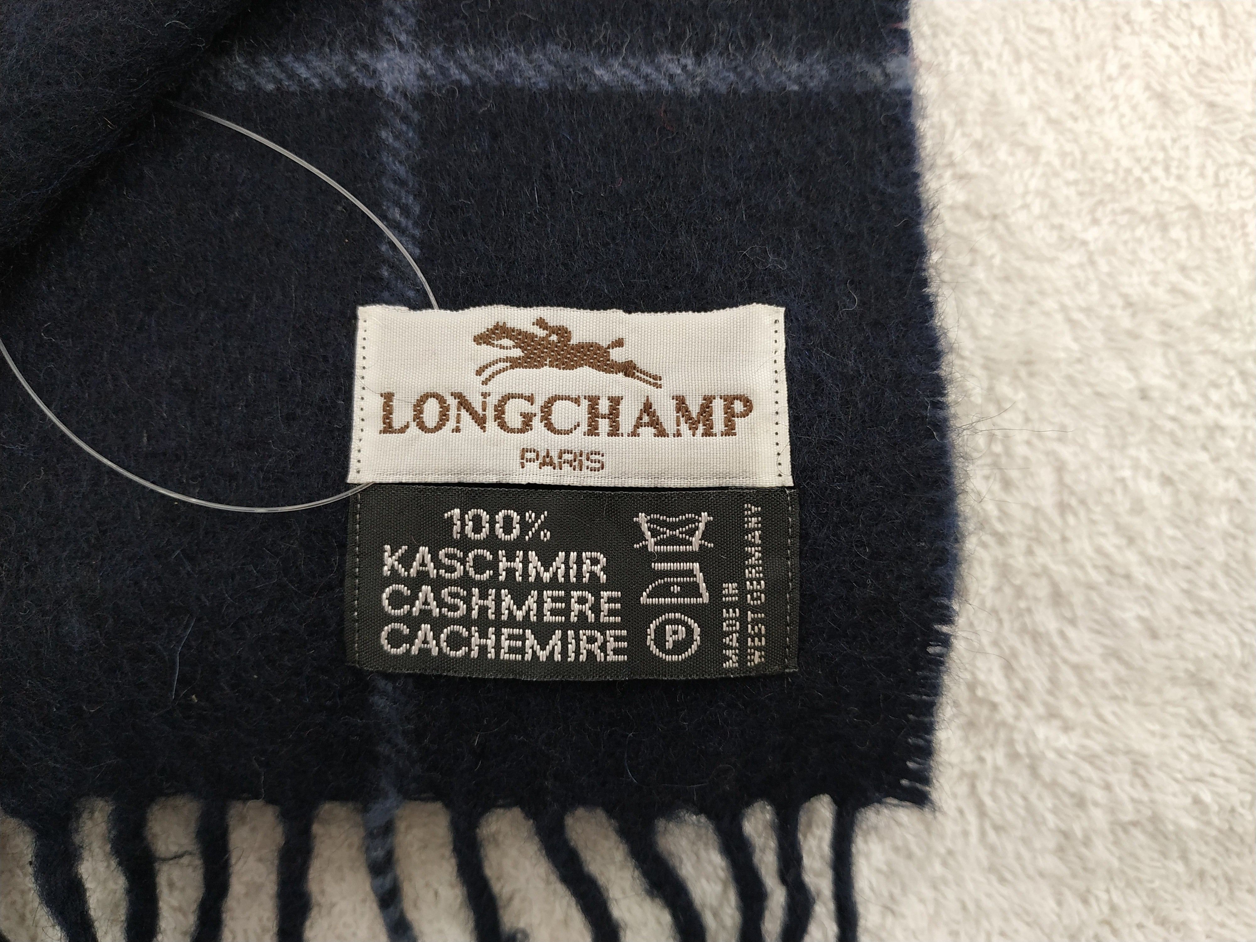 Longchamp Vintage Longchamp Scarf/Muffler/Neckwear MF332 Size ONE SIZE - 6 Thumbnail