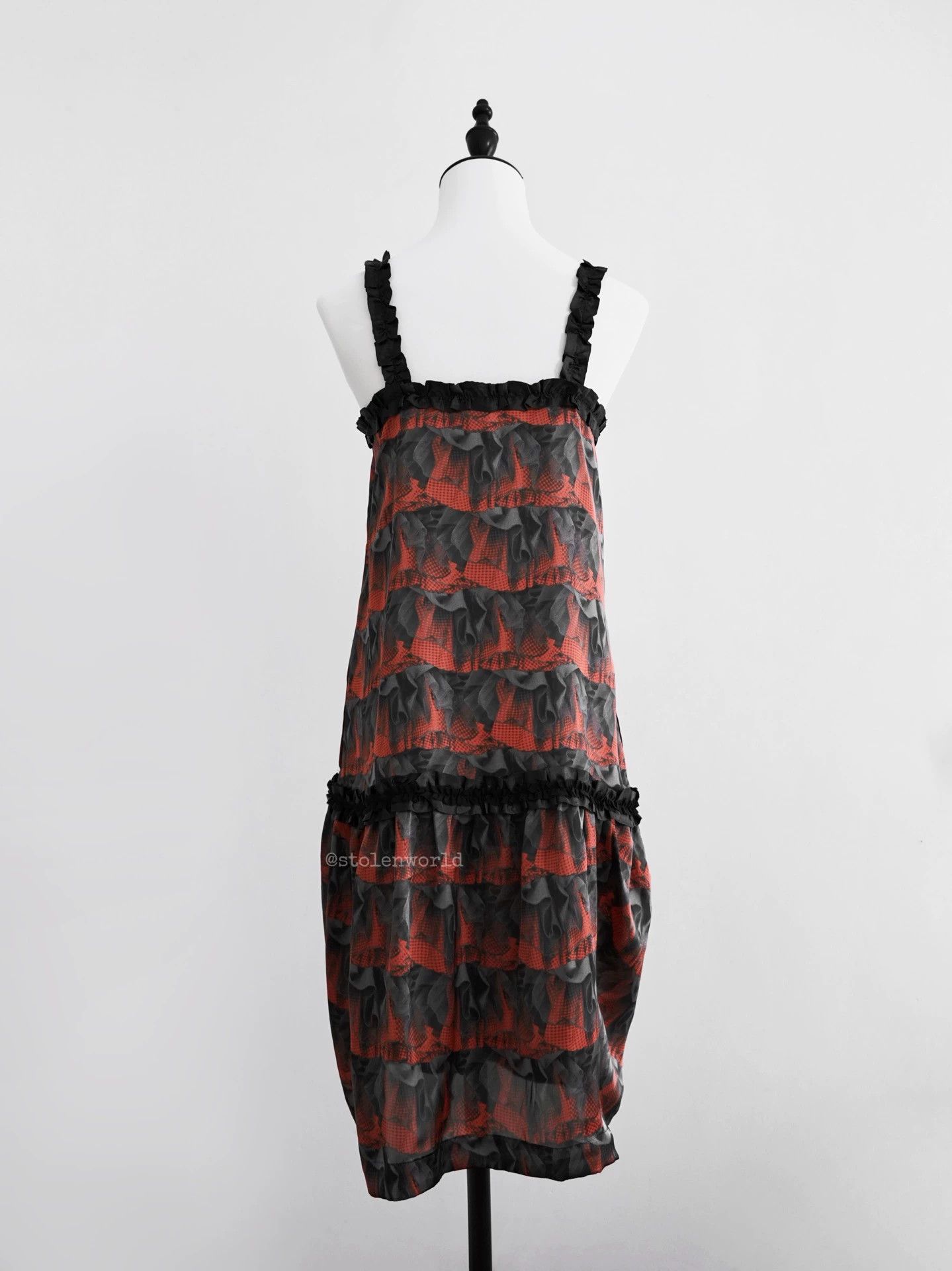 Comme des Garcons Comme des Garçons Women's 08 AW Bow Lace Suspender Dress Size XS / US 0-2 / IT 36-38 - 5 Thumbnail