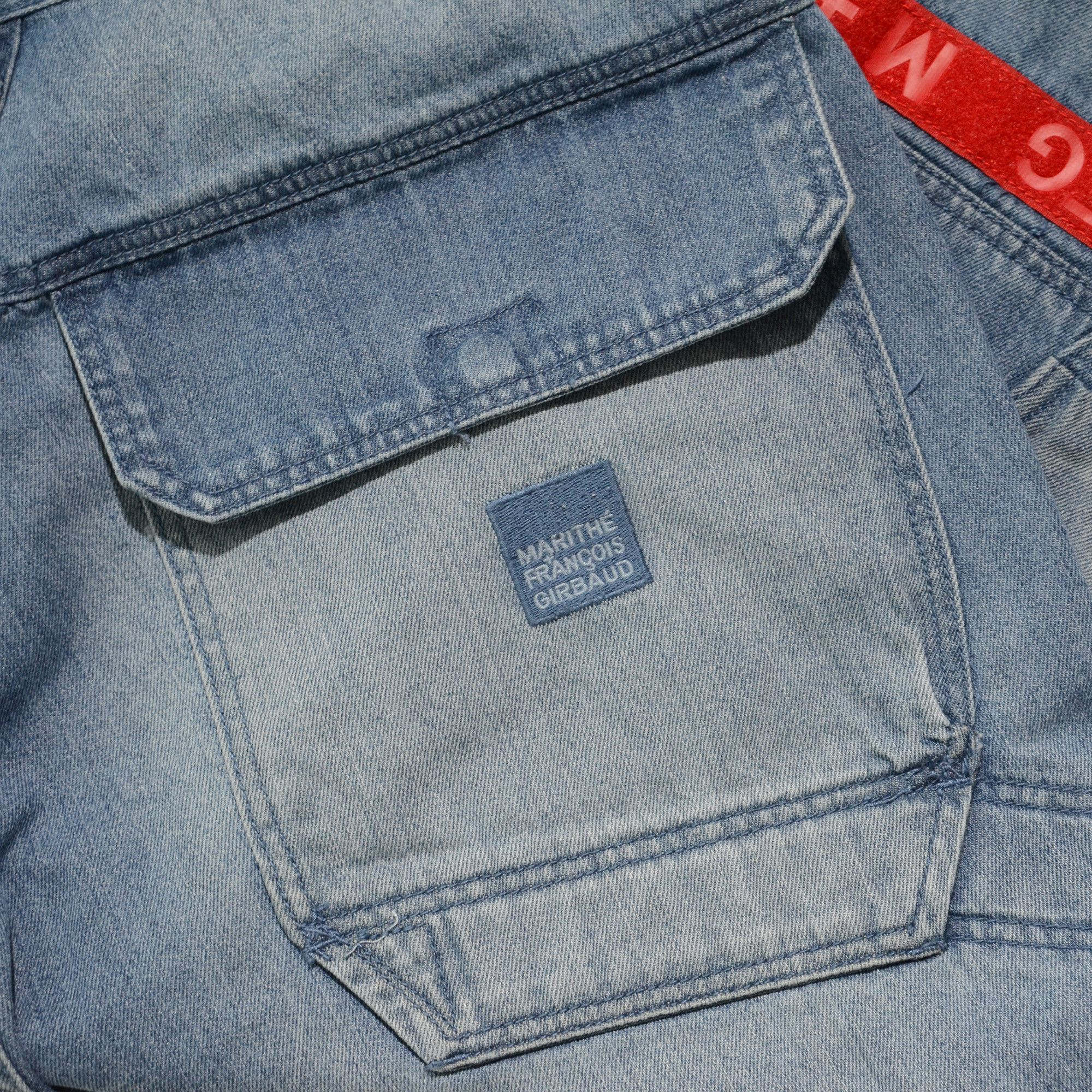 Marithe + Francois Girbaud M+FG Long Denim Shorts W40 Y2K Hip Hop 2006 Rare Craft Size US 40 / EU 56 - 11 Thumbnail