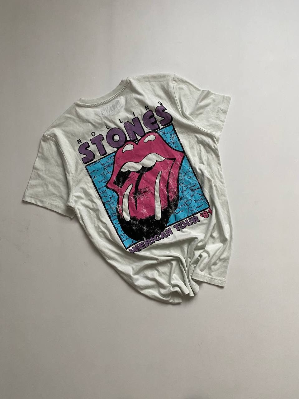 Band Tees × The Rolling Stones × Vintage Vintage The Rolling Stones band rock tee Size US M / EU 48-50 / 2 - 1 Thumbnail