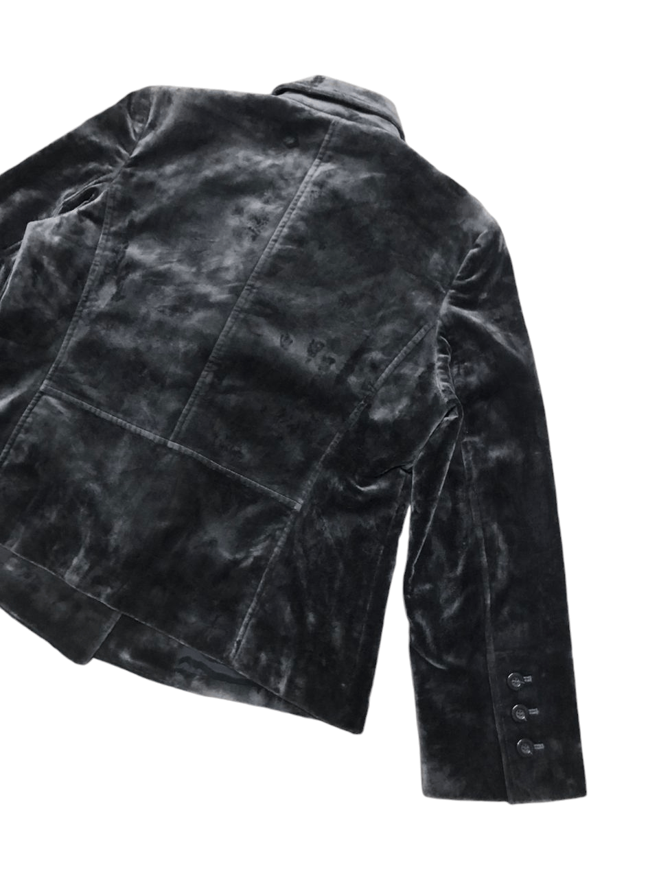 Christian Aujard Liberte Velvet Double Breasted Coat Jacket