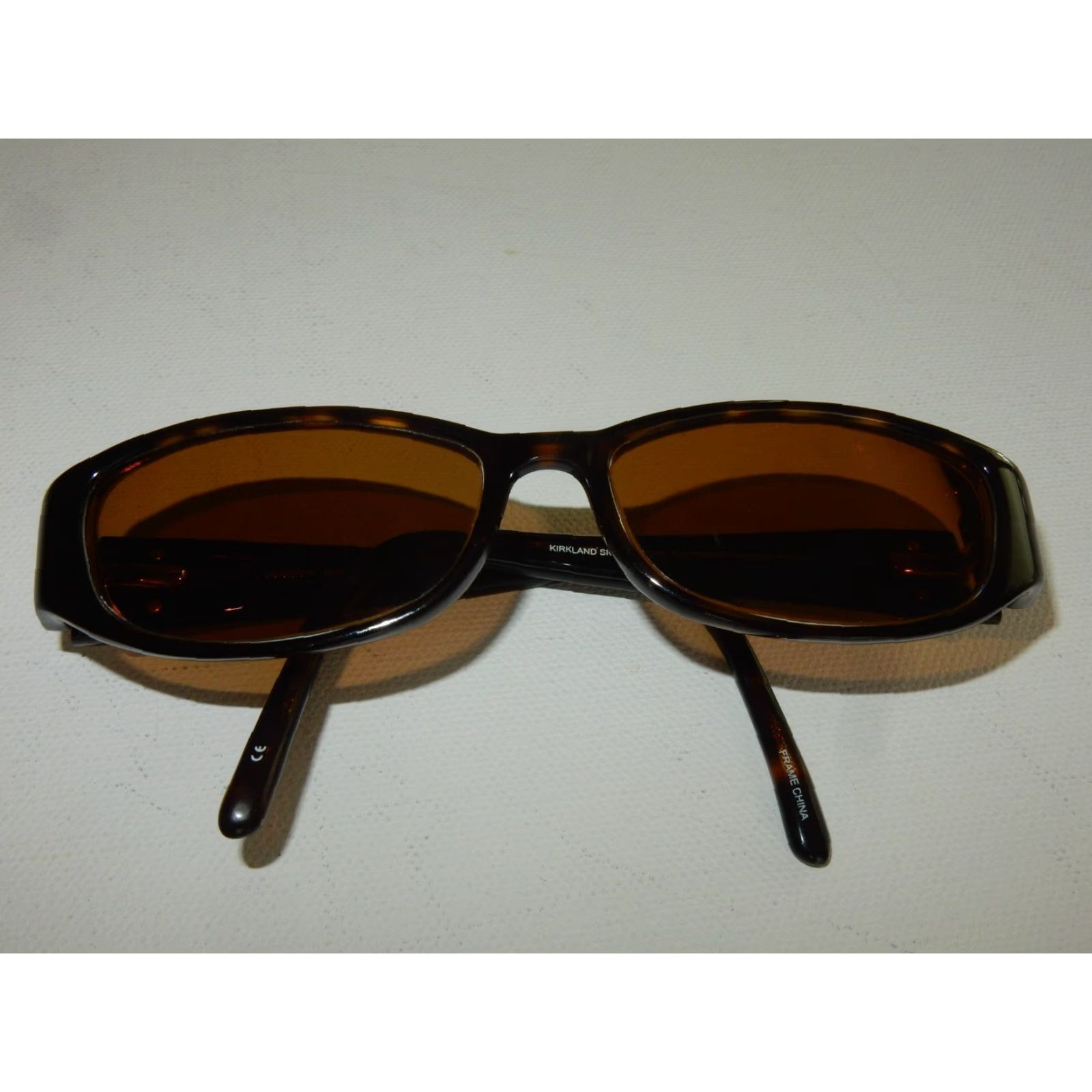 Vintage Kirkland Signature Sunglasses Women 54[]16 135 Brown Rx Eyewear Size ONE SIZE - 5 Thumbnail
