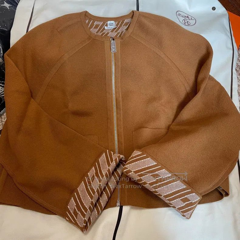Hermes Hermes Women's Double-Faced Cashmere Coat Short Size XS / US 0-2 / IT 36-38 - 2 Thumbnail
