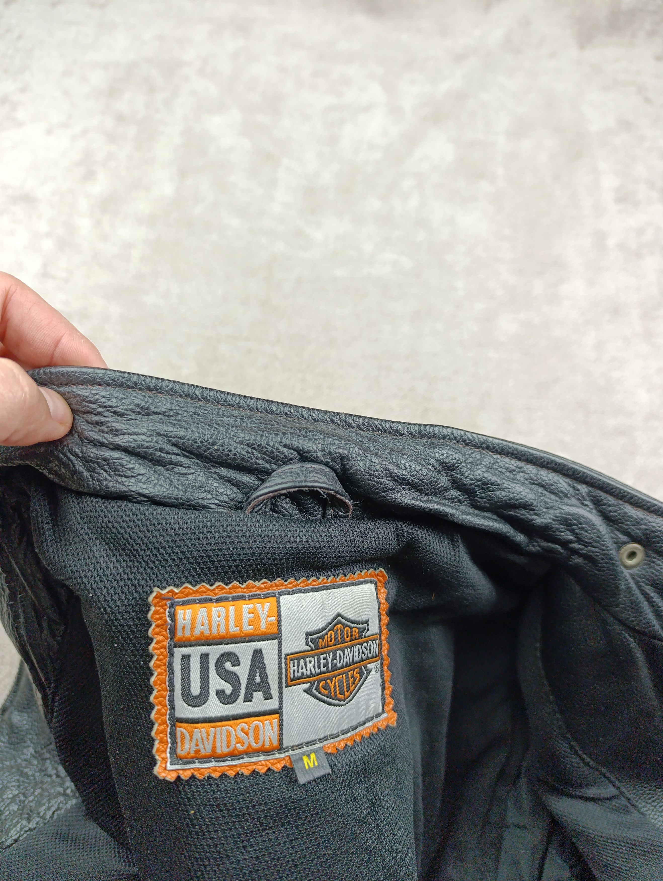 Harley Davidson Harley Davidson Mens Vintage Leather Biker Jacket Size US M / EU 48-50 / 2 - 21 Thumbnail