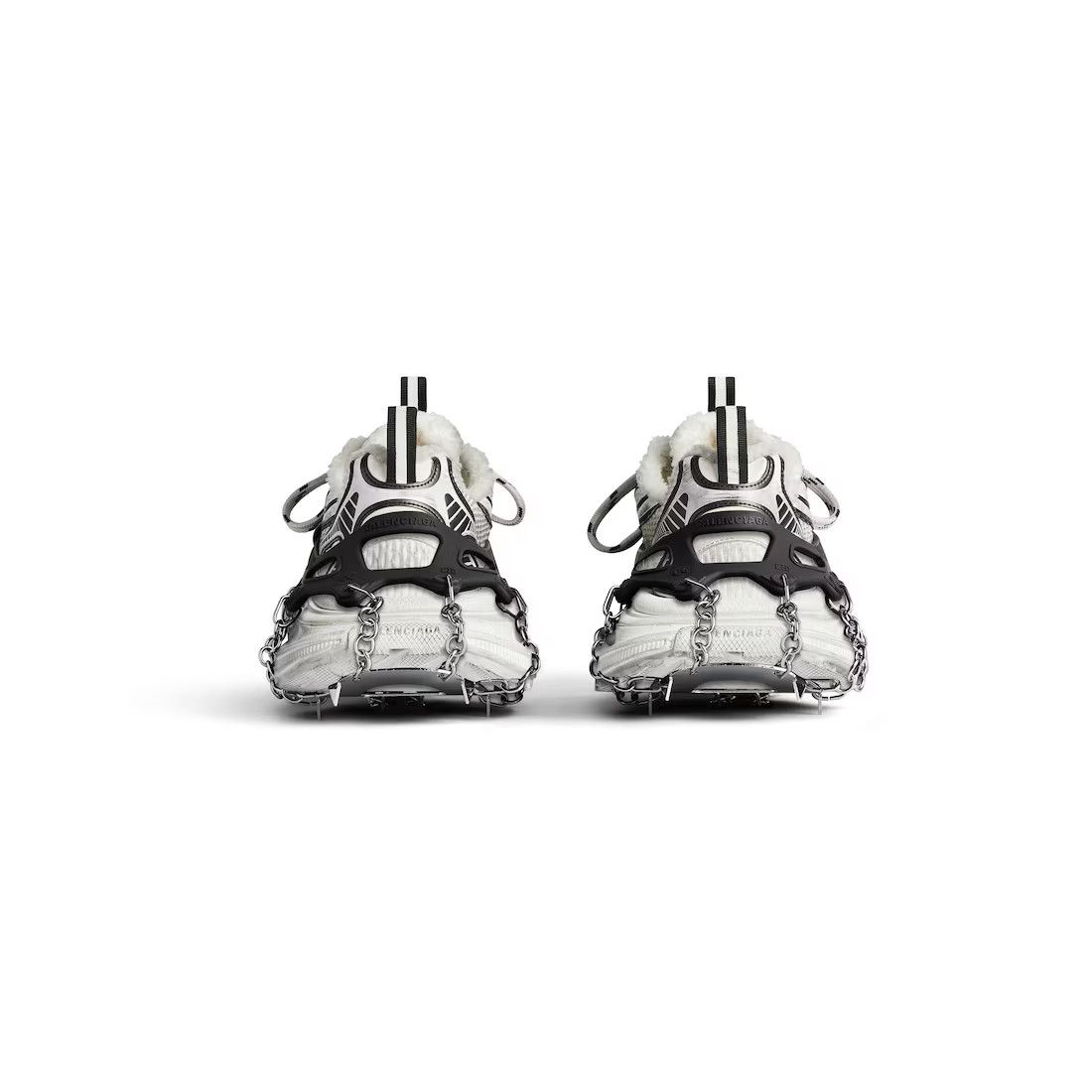 Balenciaga o1mt1gz0125 3XL Ski Sneakers in White/Black Size US 10 / EU 43 - 5 Thumbnail