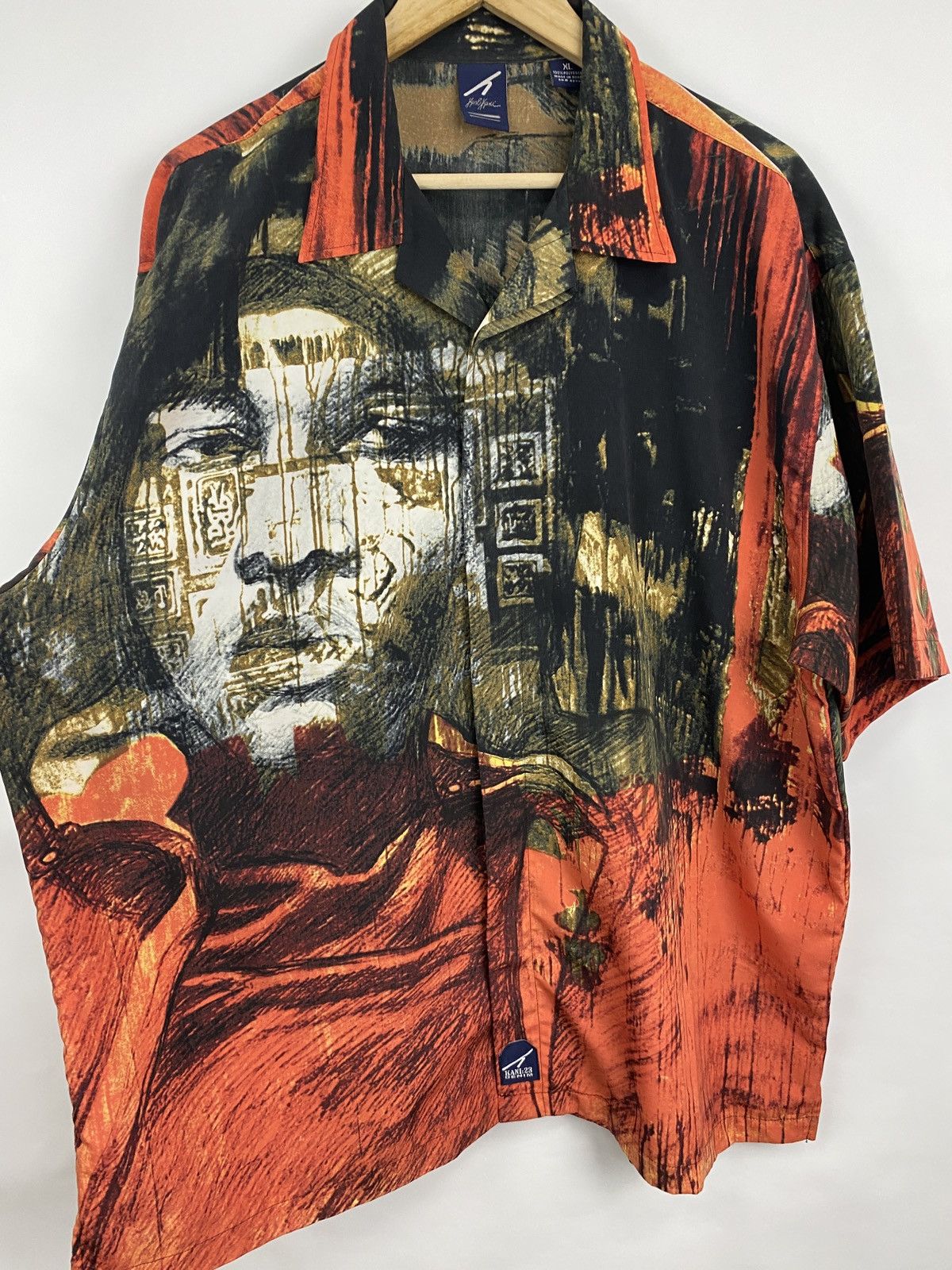 Karl Kani Y2K 90s Karl Kani Art Rap Print Shirt Avant Garde Rare Retro Size US XL / EU 56 / 4 - 4 Thumbnail