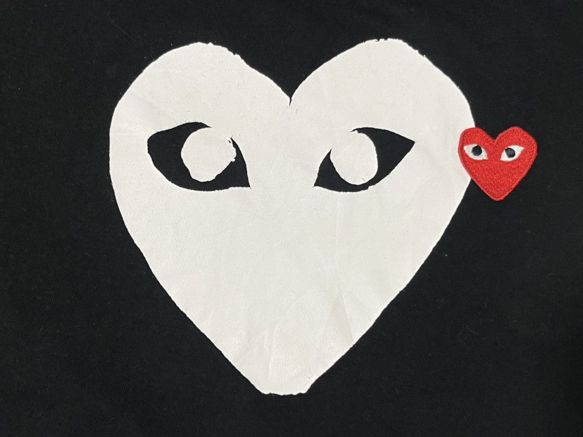 Comme des Garcons PLAY Play Comme des Garsons Big Logo Shirt Size US M / EU 48-50 / 2 - 2 Thumbnail