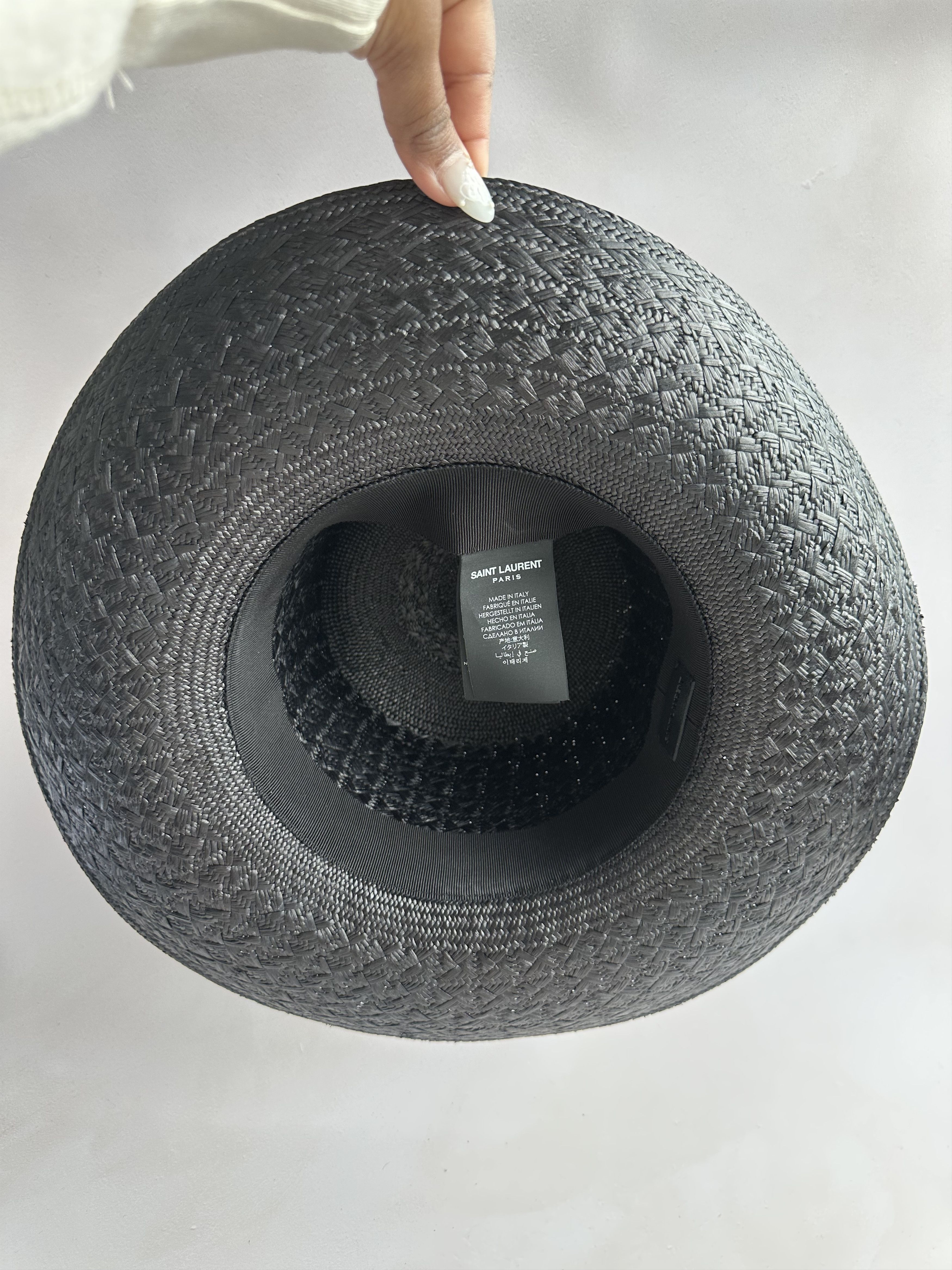 Saint Laurent Paris Saint Laurent Black Fedora Hat Size ONE SIZE - 12 Thumbnail