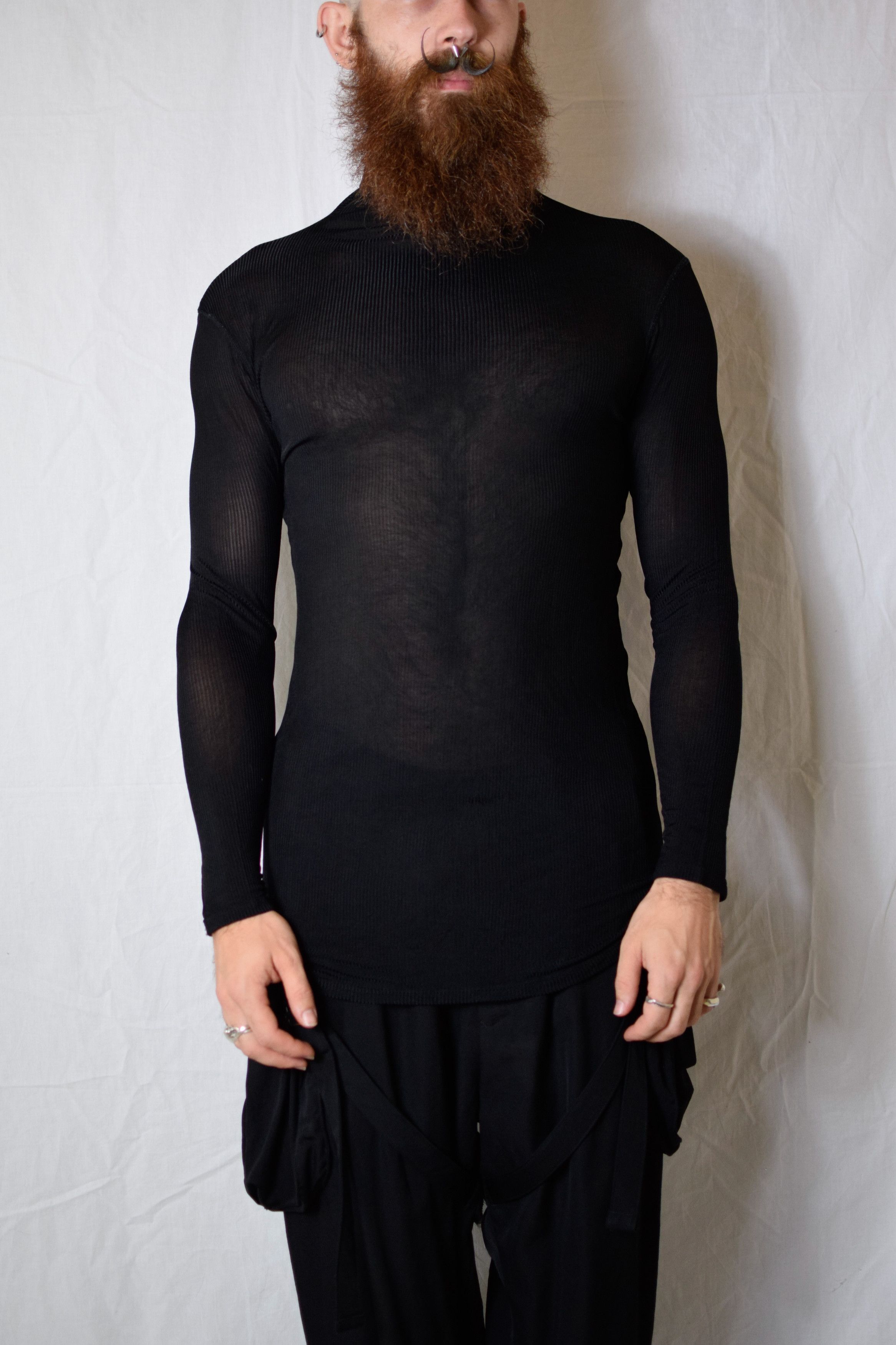 Yohji Yamamoto YYPH Rayon Turtleneck Size US M / EU 48-50 / 2 - 4 Thumbnail