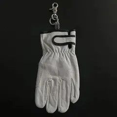 Jewelry Brown Leather Motorcycle Gloves Attachment for Pants Size ONE SIZE - 6 Thumbnail