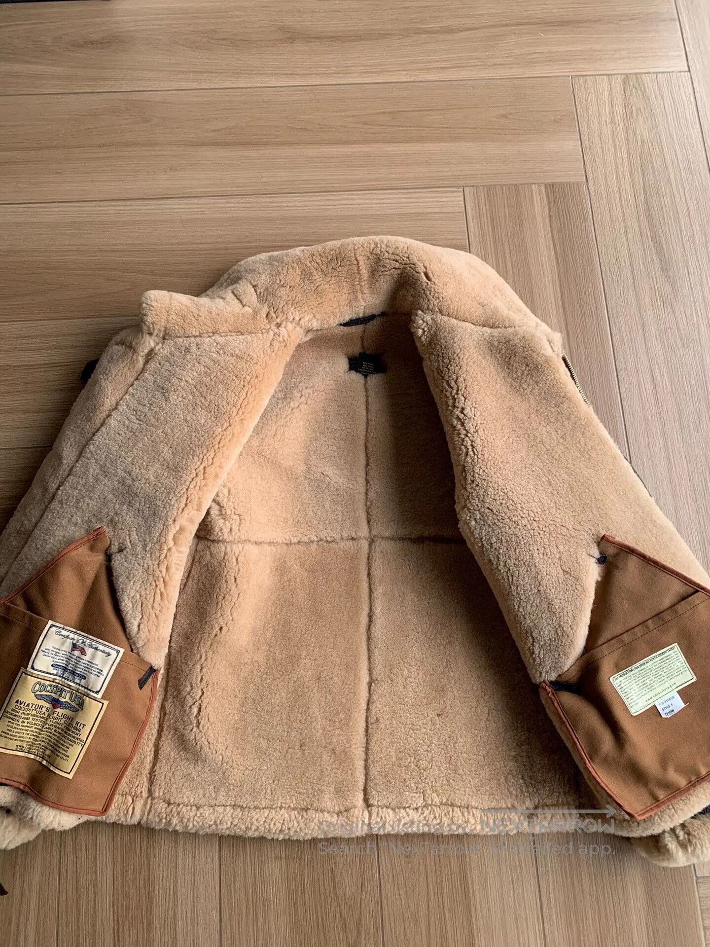 Cockpit USA authentic cockpit usa b3 bomber leather jacket. Size US XXL / EU 58 / 5 - 2 Thumbnail