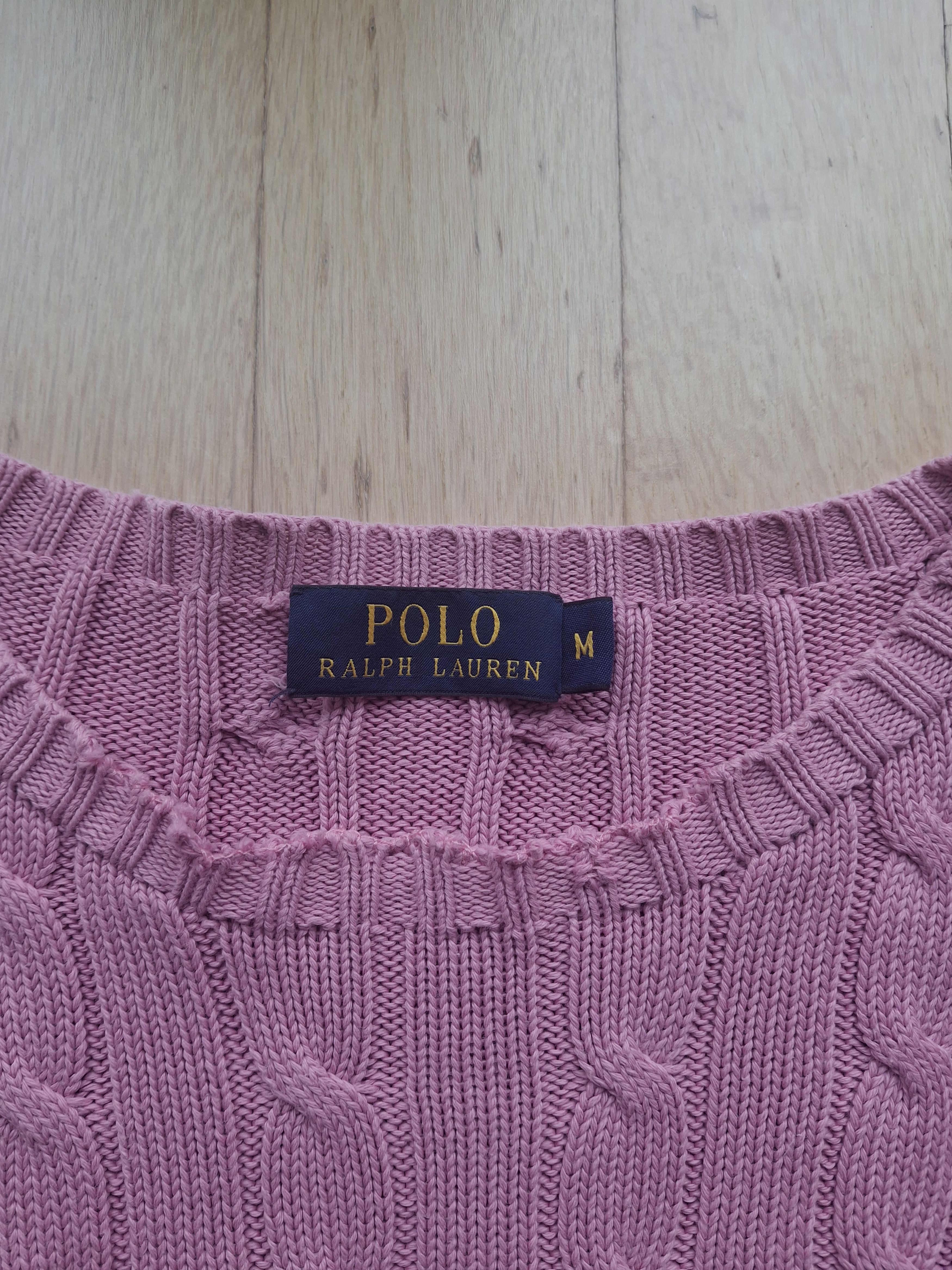Polo Ralph Lauren × Ralph Lauren Cable knitwear polo ralph lauren sweater woman Old money Size M / US 6-8 / IT 42-44 - 3 Thumbnail