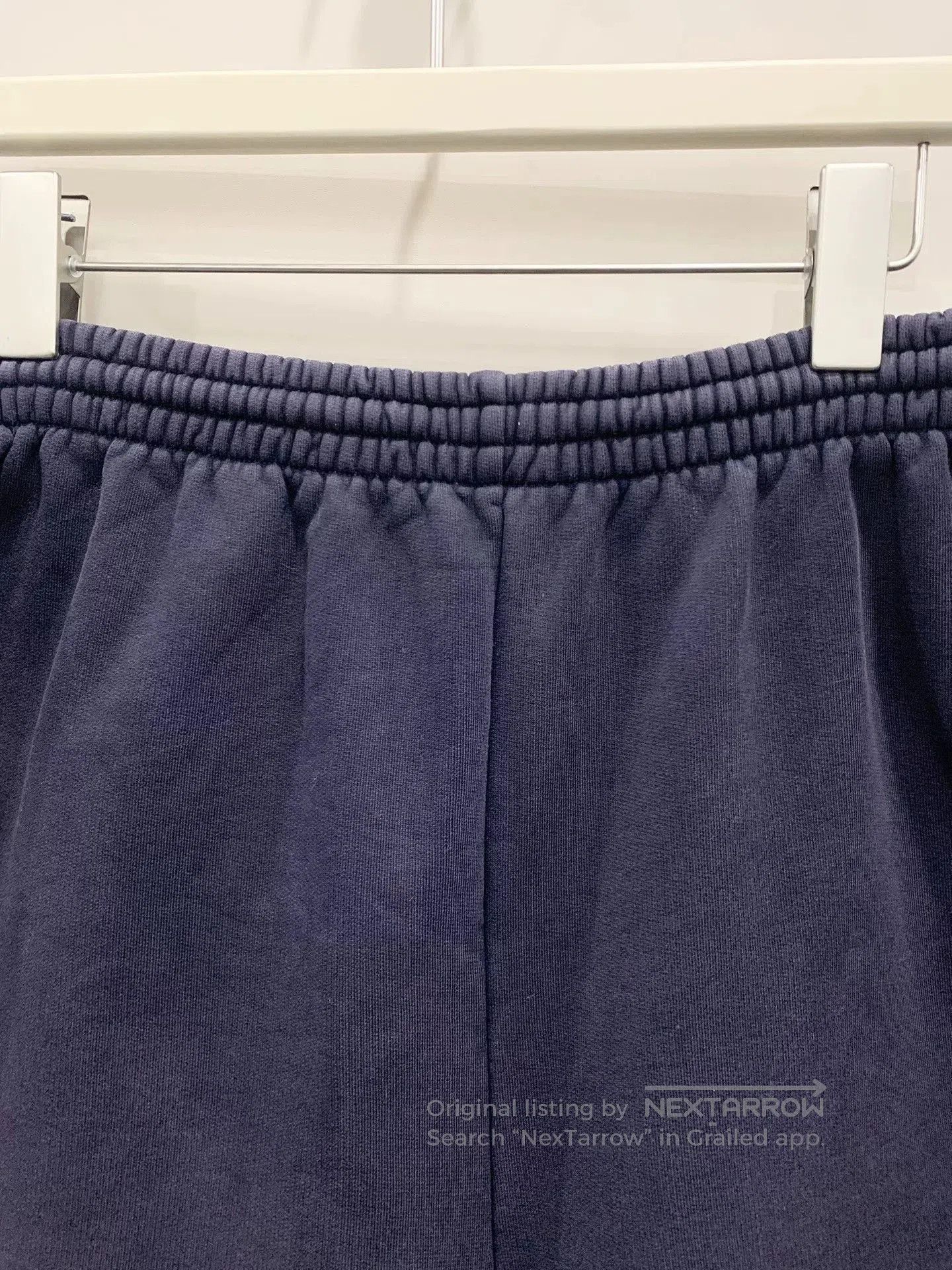 Balenciaga Balenciaga Washed Purple Embroidered Logo Shorts. Size US 26 / EU 42 - 3 Thumbnail