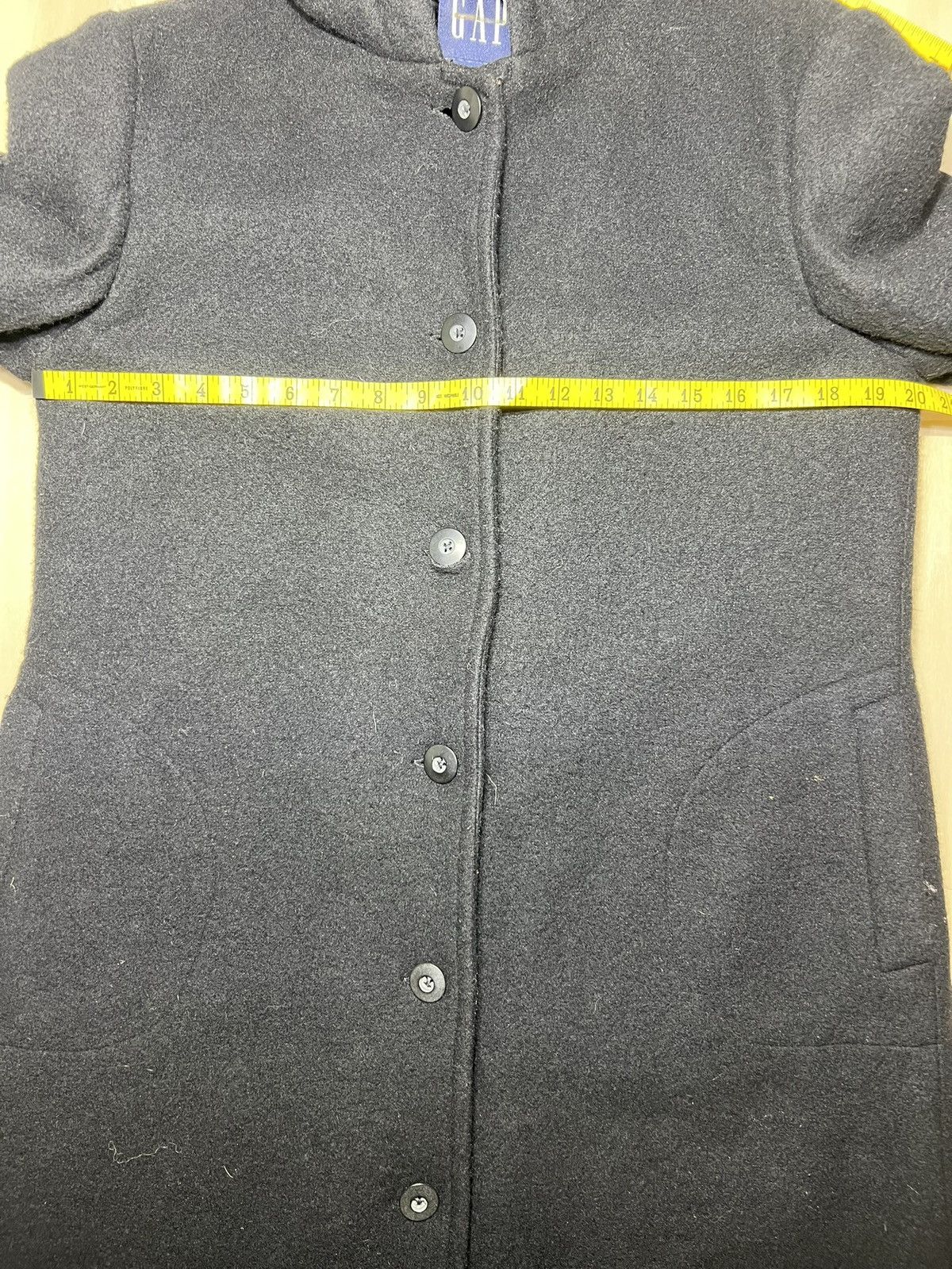 Gap Gap Women’s Oversized Recycled Wool Long Coat Sz M w/Hood Size M / US 6-8 / IT 42-44 - 6 Thumbnail