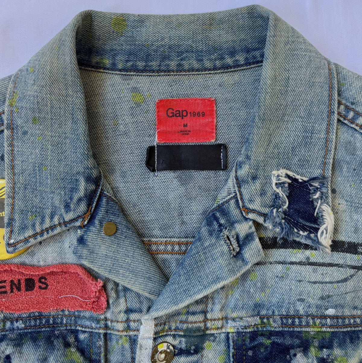 Gap GAP Artist-Customized Denim Jacket – Men’s M Size US M / EU 48-50 / 2 - 3 Thumbnail