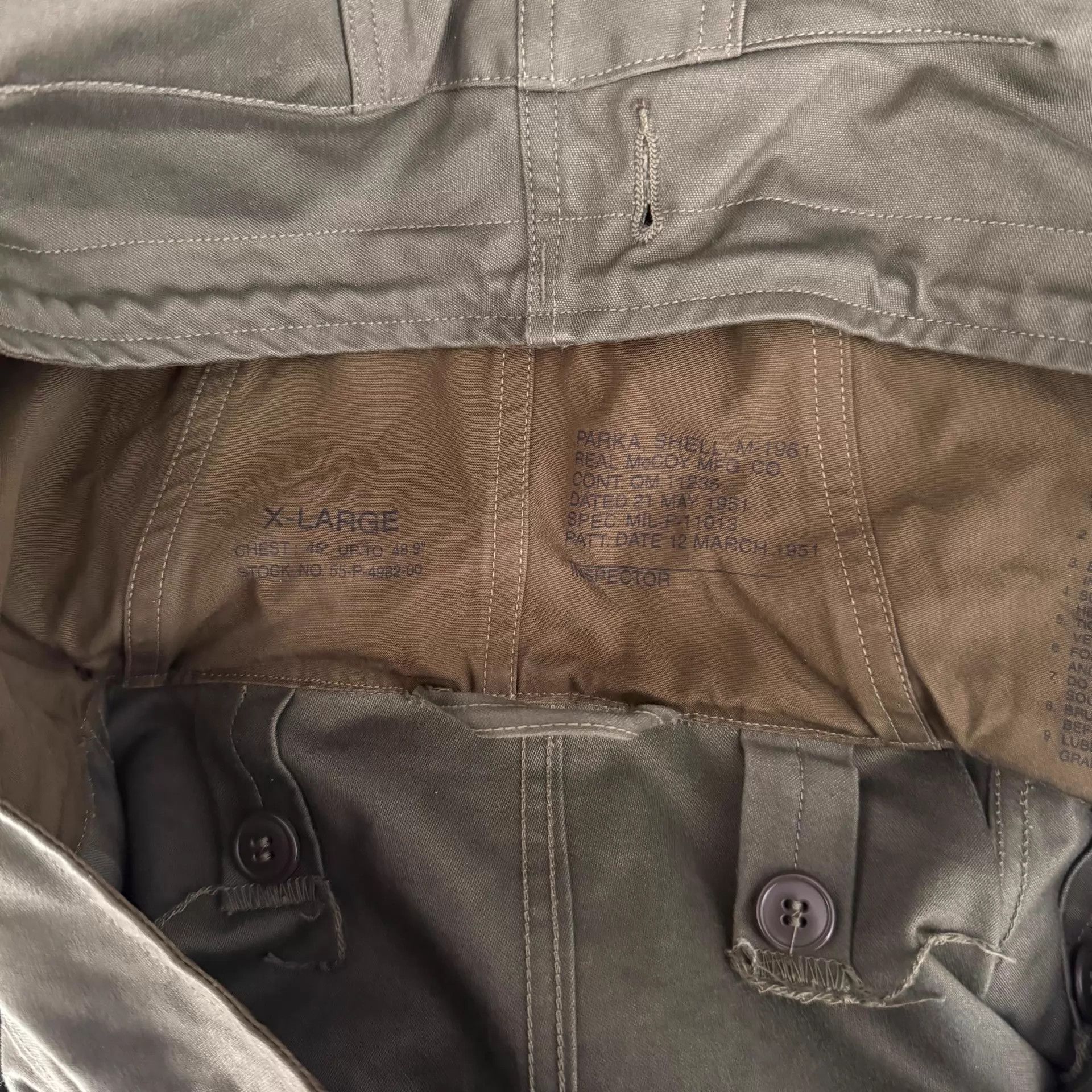 The Real McCoy's The Real Mccoys M51 Vintage Field Jacket XL Size US XL / EU 56 / 4 - 3 Thumbnail