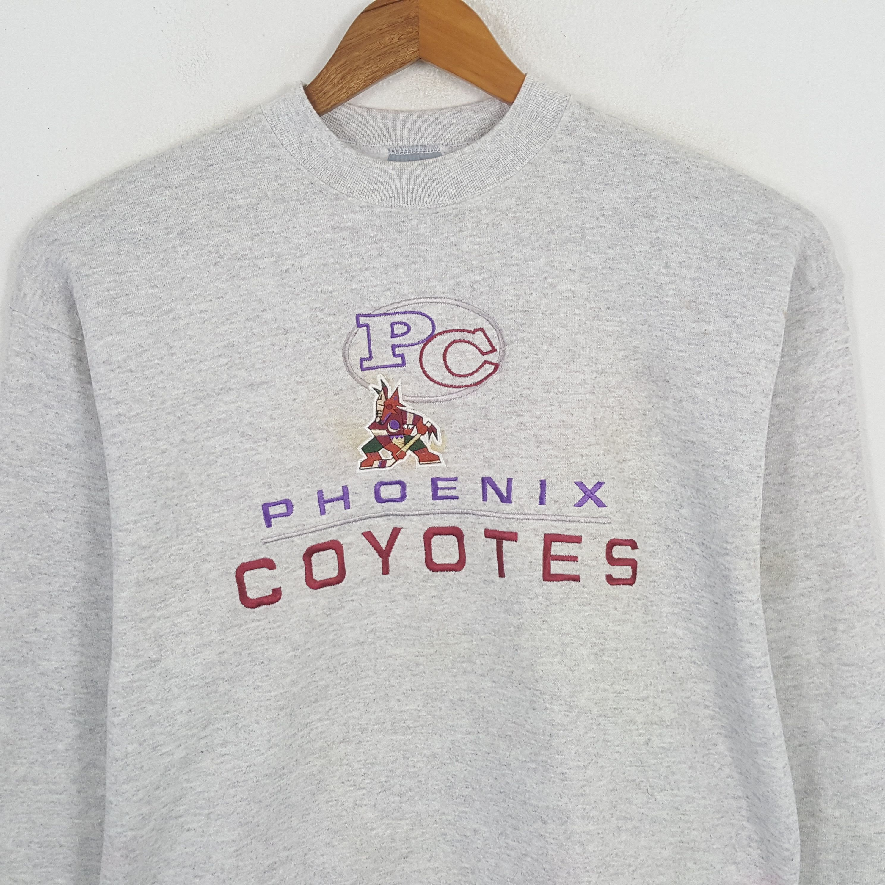 NHL × Vintage Vintage PHOENIX COYOTES American Sport NHL Team Sweatshirt Size US L / EU 52-54 / 3 - 2 Thumbnail