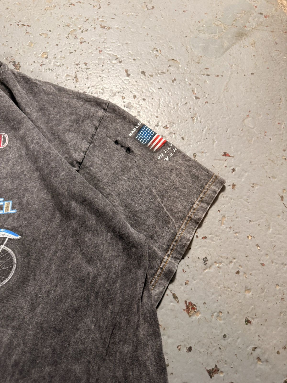 Harley Davidson Harley Davidson Oversized Knucklehead Motorcycle Engine Tee Size US XL / EU 56 / 4 - 3 Thumbnail