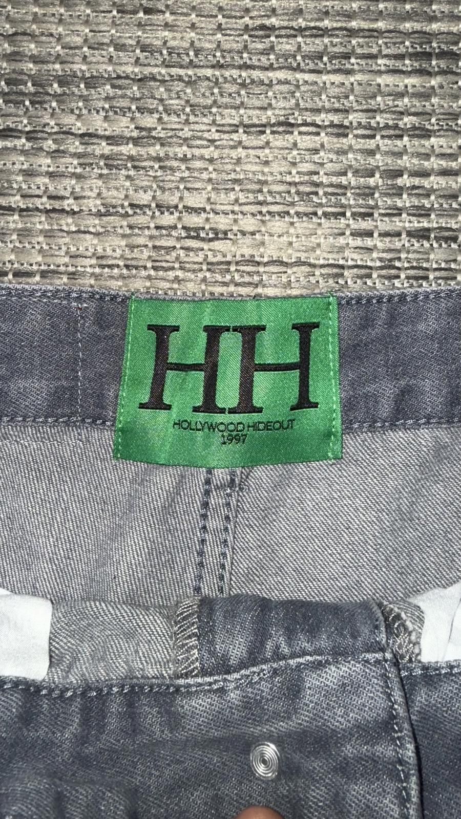 Other Hollywood Hideout Grey Denim Jorts Size US 30 / EU 46 - 2 Thumbnail