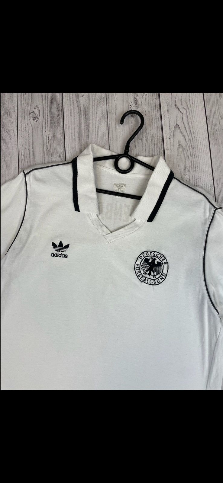 Adidas Vintage adidas Deutshland soccer tee 5 Beckenbauer size L Size US L / EU 52-54 / 3 - 3 Thumbnail