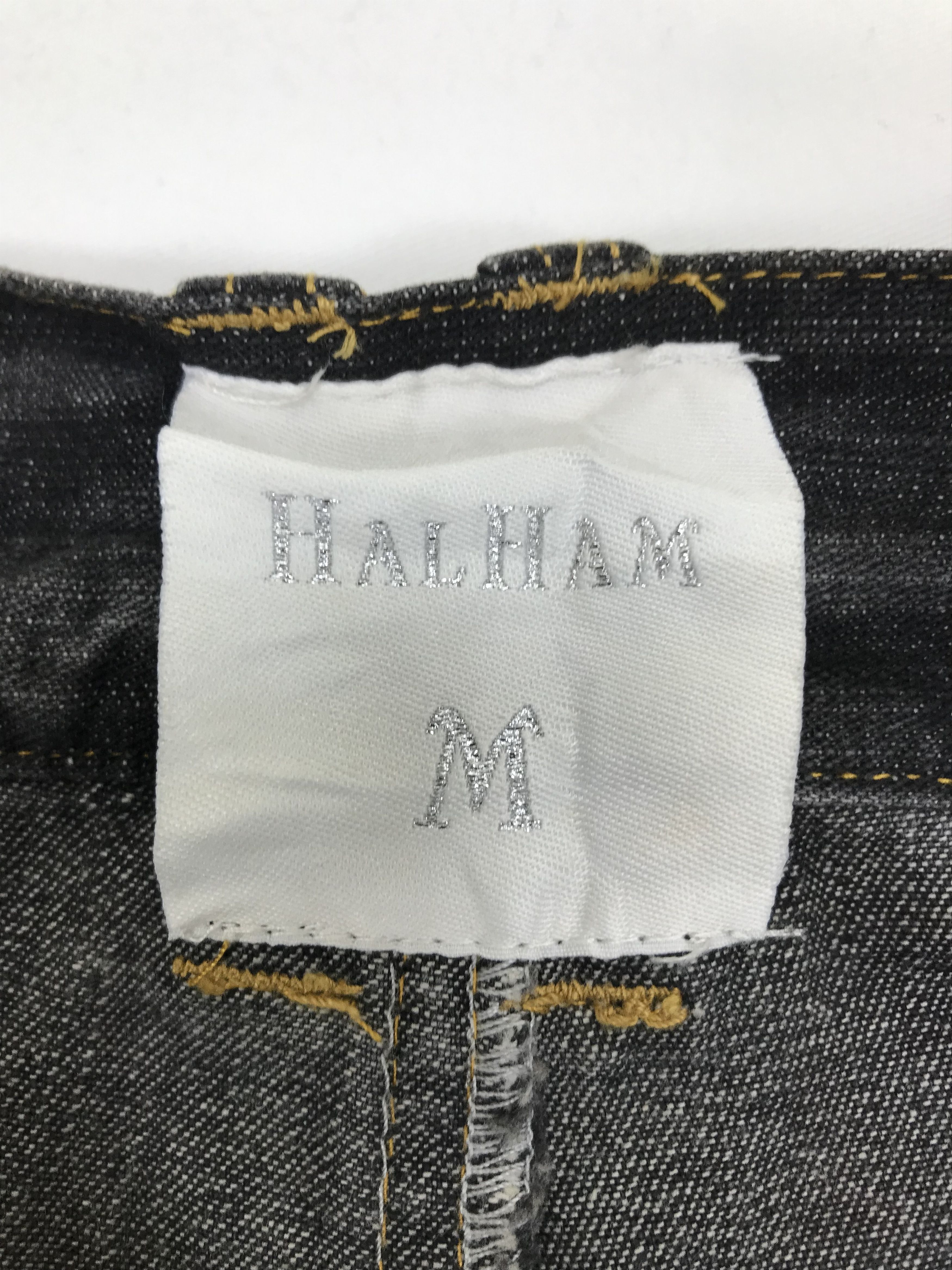 Japanese Brand Japanese Halham Punk Style Faded Black Wrinkle Leg Jeans Size US 32 / EU 48 - 11 Thumbnail