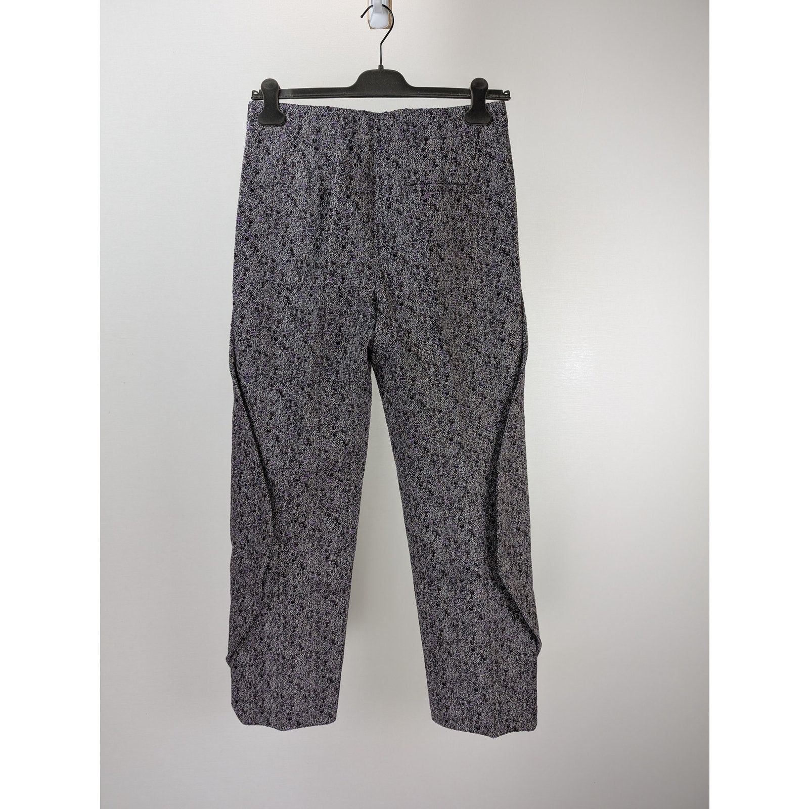 Bottega Veneta o1rshd1 Multicol Wool Viscose Trousers Pants Lilac/Bordeaux Size US 30 / EU 46 - 11 Thumbnail