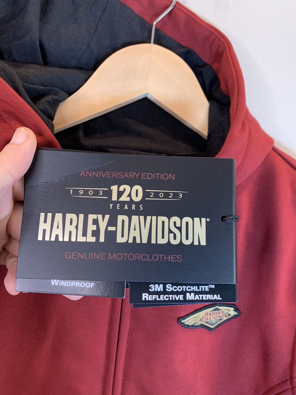 Designer × Harley Davidson *RARE* Harley Davidson 120 Anniversary 3M Motorcycle Jacket Size M / US 6-8 / IT 42-44 - 11 Thumbnail