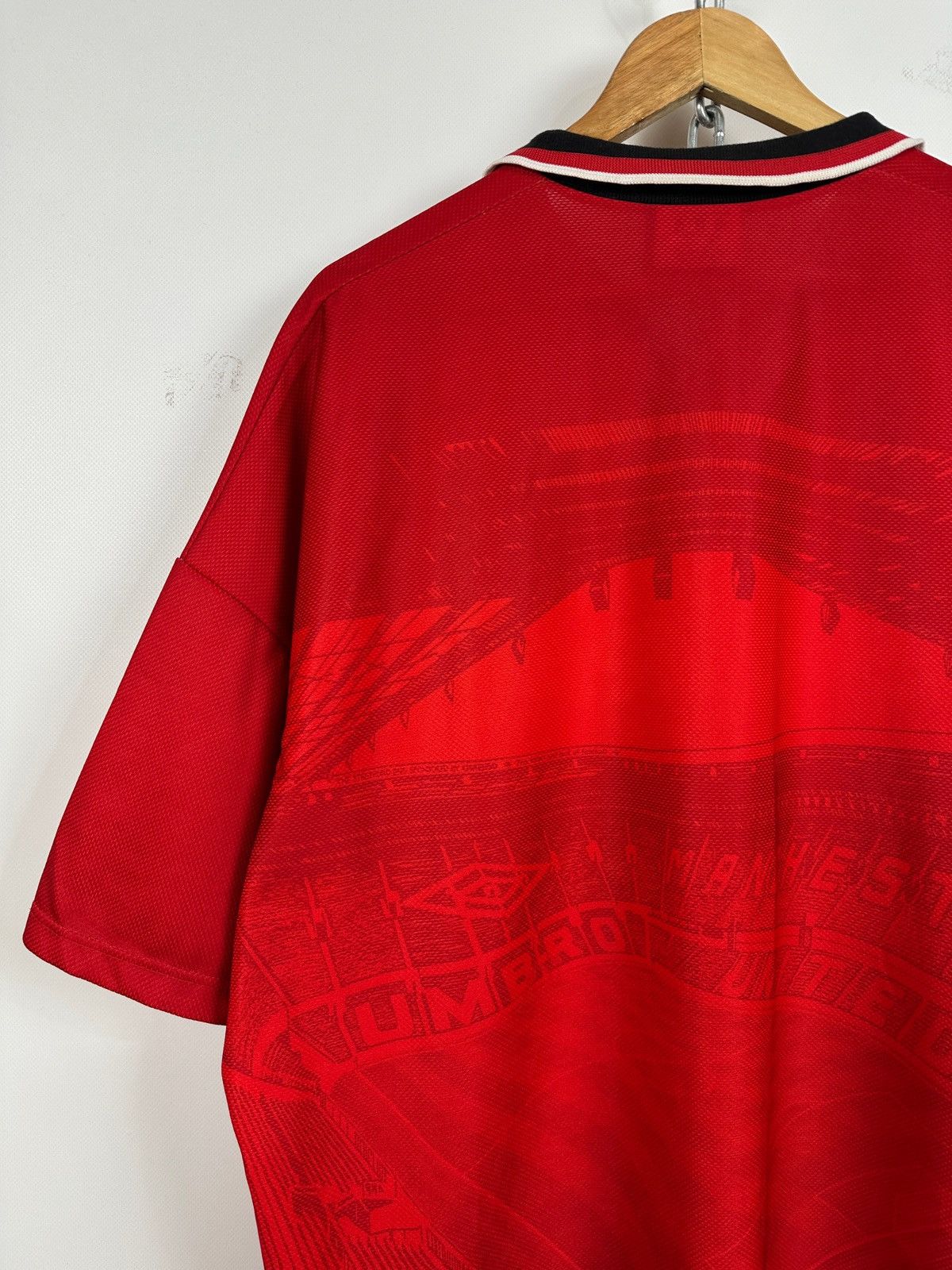 Umbro Vintage 1994-96 Umbro Manchester United Rare Soccer Jersey Size US XXL / EU 58 / 5 - 13 Thumbnail