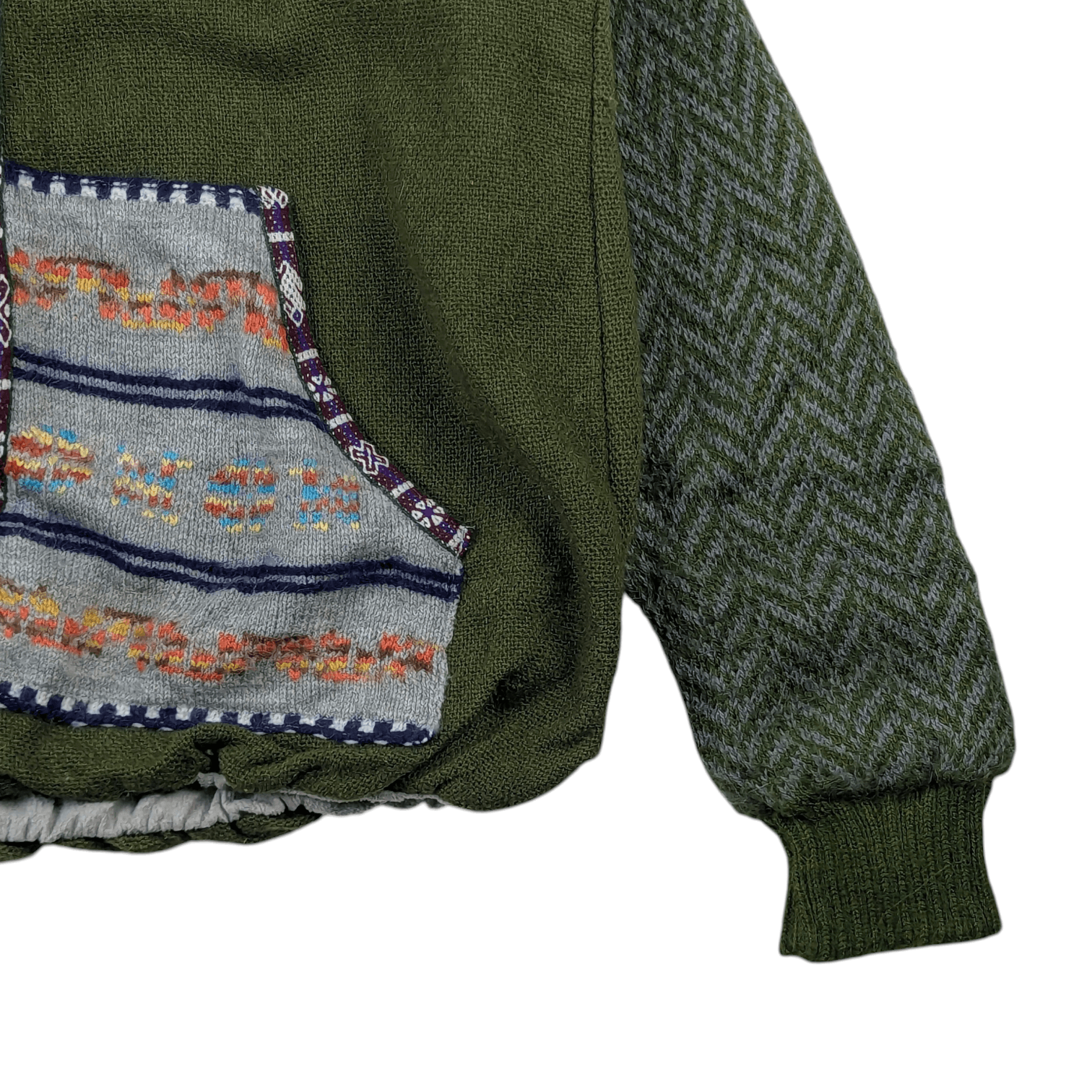 Japanese Brand TITICACA Multicolor Christmas Thanksgiving Wool Knit Hoodie Size US S / EU 44-46 / 1 - 8 Thumbnail