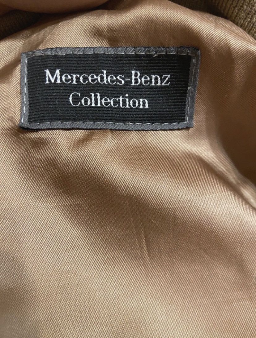 Mercedes-Benz Leather suede bomber jacket mercedes benz made in italy 90s Size US XL / EU 56 / 4 - 6 Thumbnail