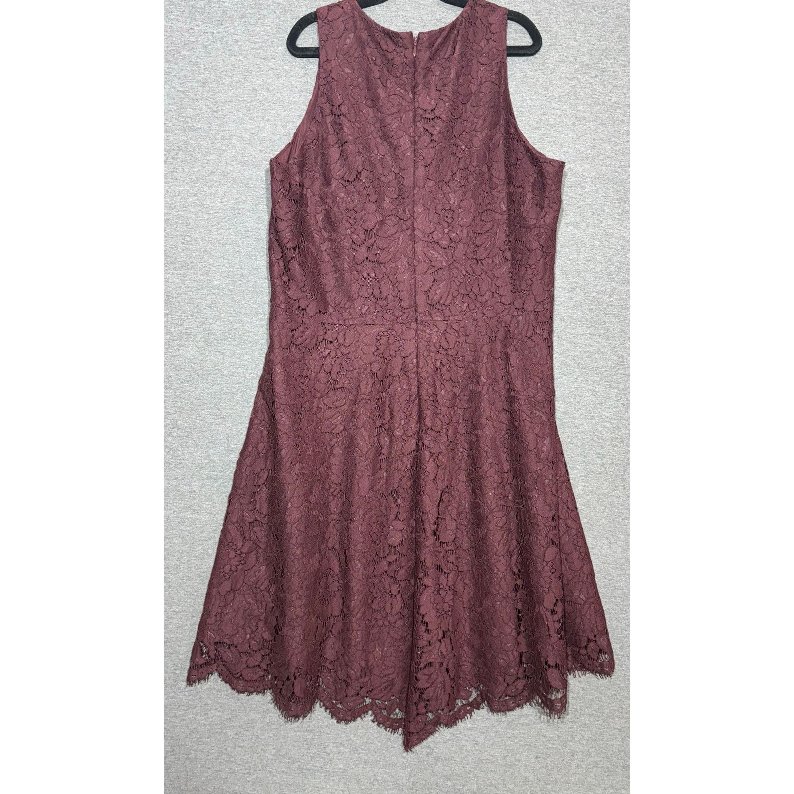 Ann Taylor Ann Taylor | Lacy Flare Sleeveless Dress Style #390936 | 8 Size M / US 6-8 / IT 42-44 - 2 Thumbnail
