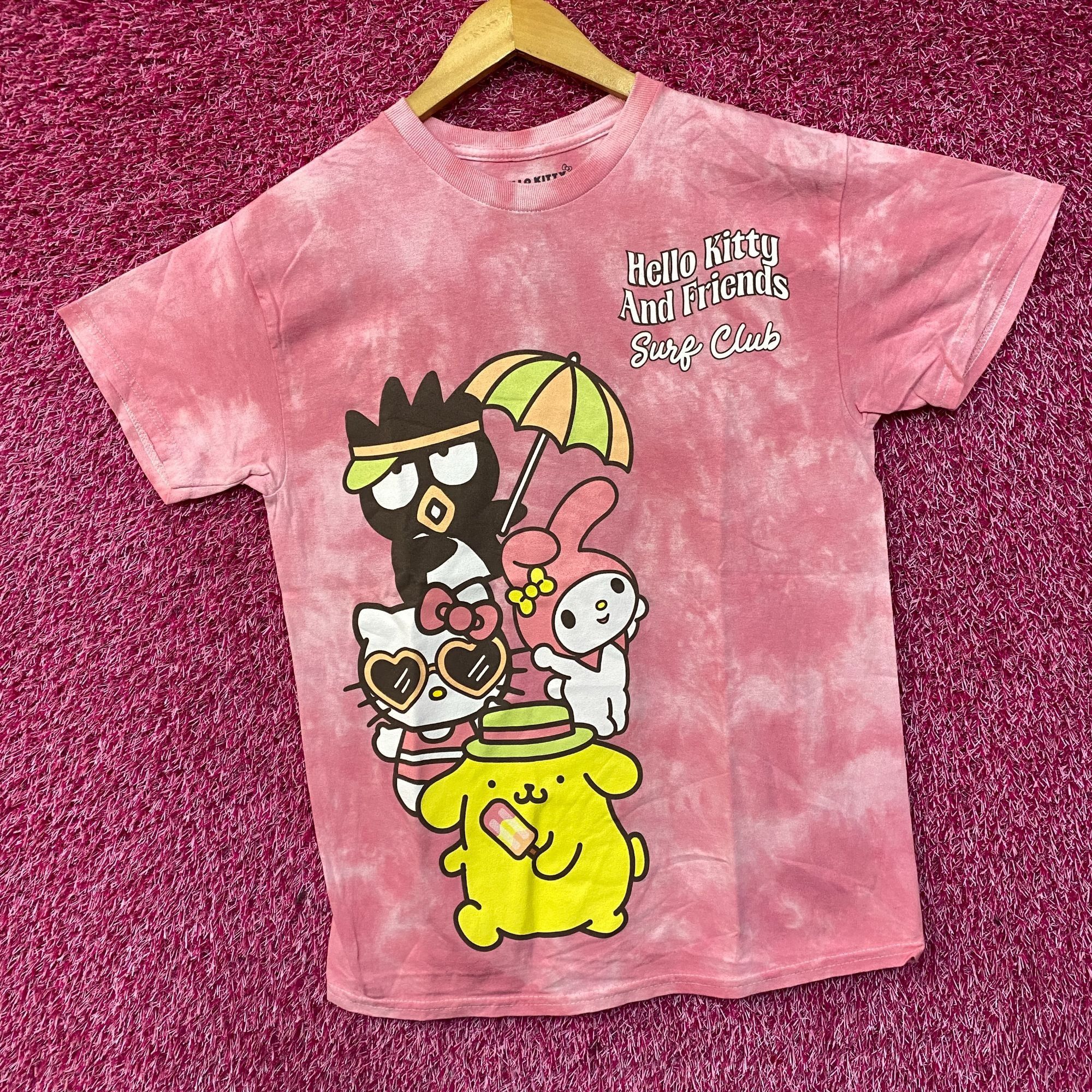 Other Sanrio Hello Kitty And Friends Surf Club Pink Tie Dye T-Shir Size US L / EU 52-54 / 3 - 3 Thumbnail