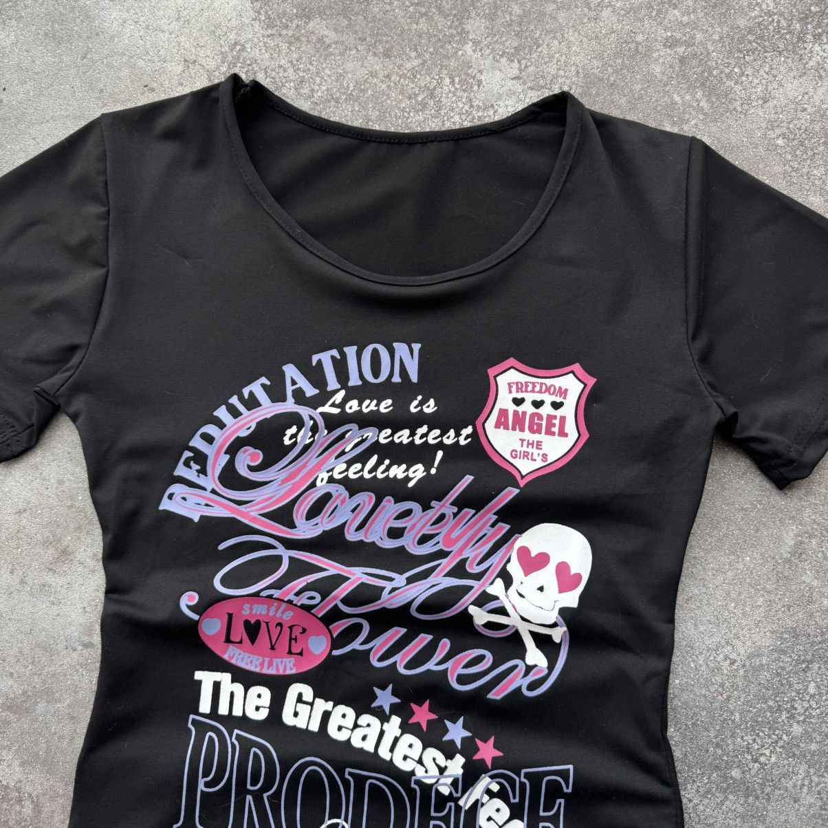 Hysteric Glamour Y2K Aesthetic Vintage Super Cute Glamour T-Shirt Size M / US 6-8 / IT 42-44 - 3 Thumbnail