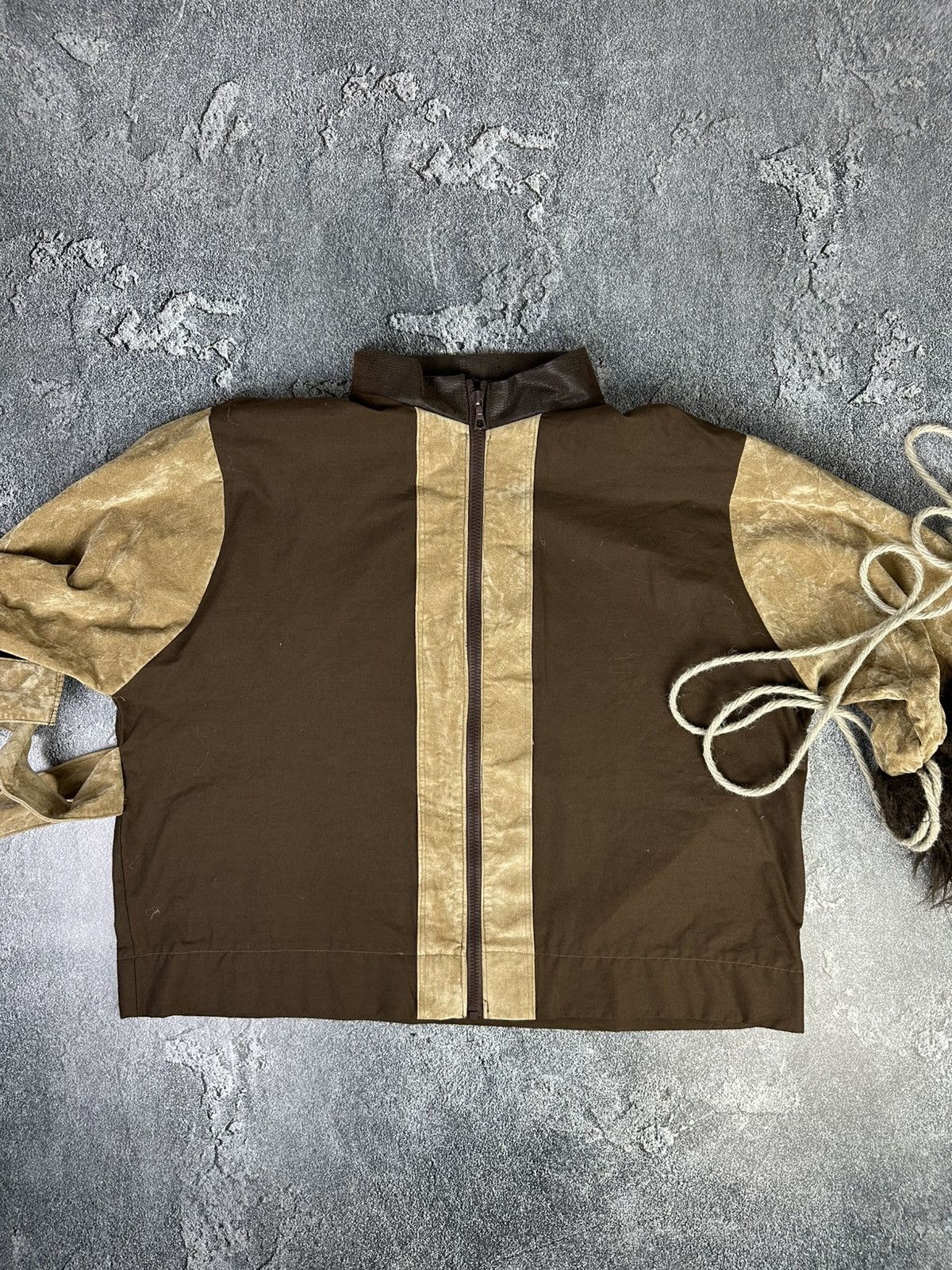 If Six Was Nine Vintage Avantgarde Fur Zipper Jacket Dolche Gabbana Style Size US M / EU 48-50 / 2 - 11 Thumbnail