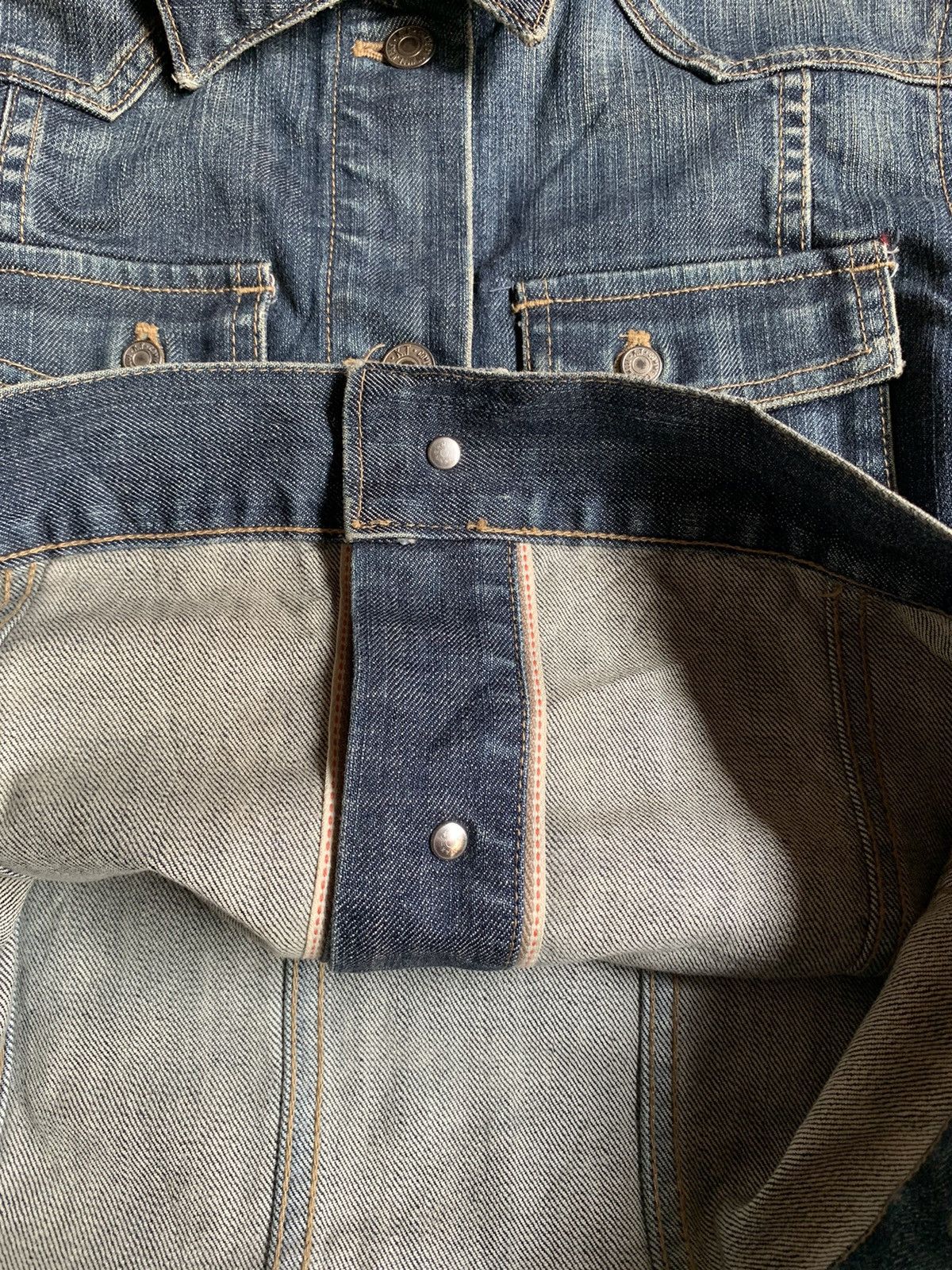 Designer × Japanese Brand × Vintage K.T Kiyoko Takase Trucker Denim Selvedge Jacket Size S / US 4 / IT 40 - 4 Thumbnail