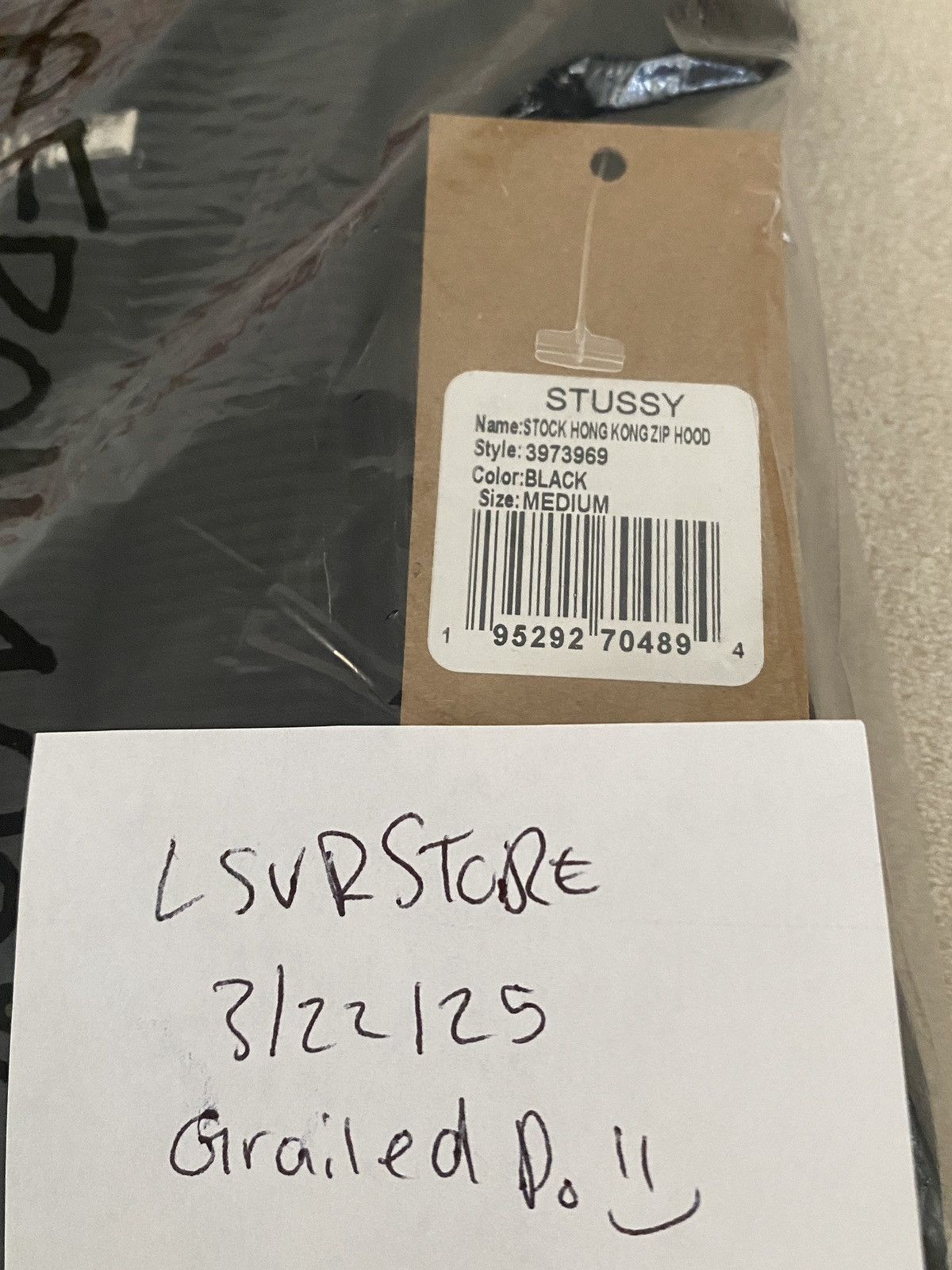 Stussy Stussy 2025 Hong Kong Exclusive Zip Hoodie Black Medium Size US M / EU 48-50 / 2 - 5 Thumbnail