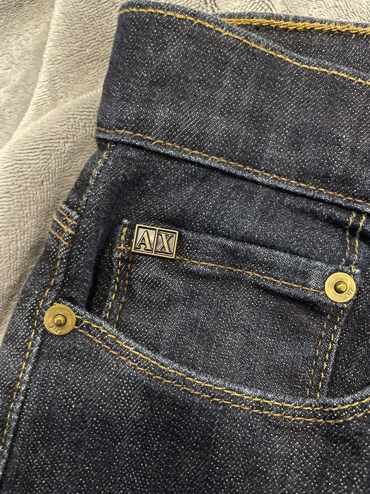 Armani Exchange Armani Exchange J66 Jeans Low Rise Straight Leg Regular Size US 30 / EU 46 - 2 Thumbnail
