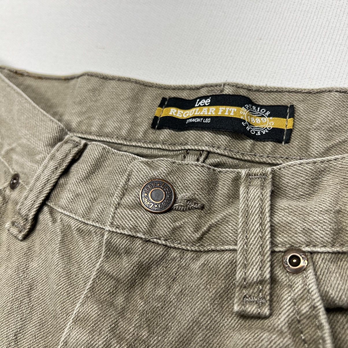 Lee × Vintage Lee Jeans Brown Regular Fit Straight Carpenter Workwear Size US 33 - 5 Thumbnail